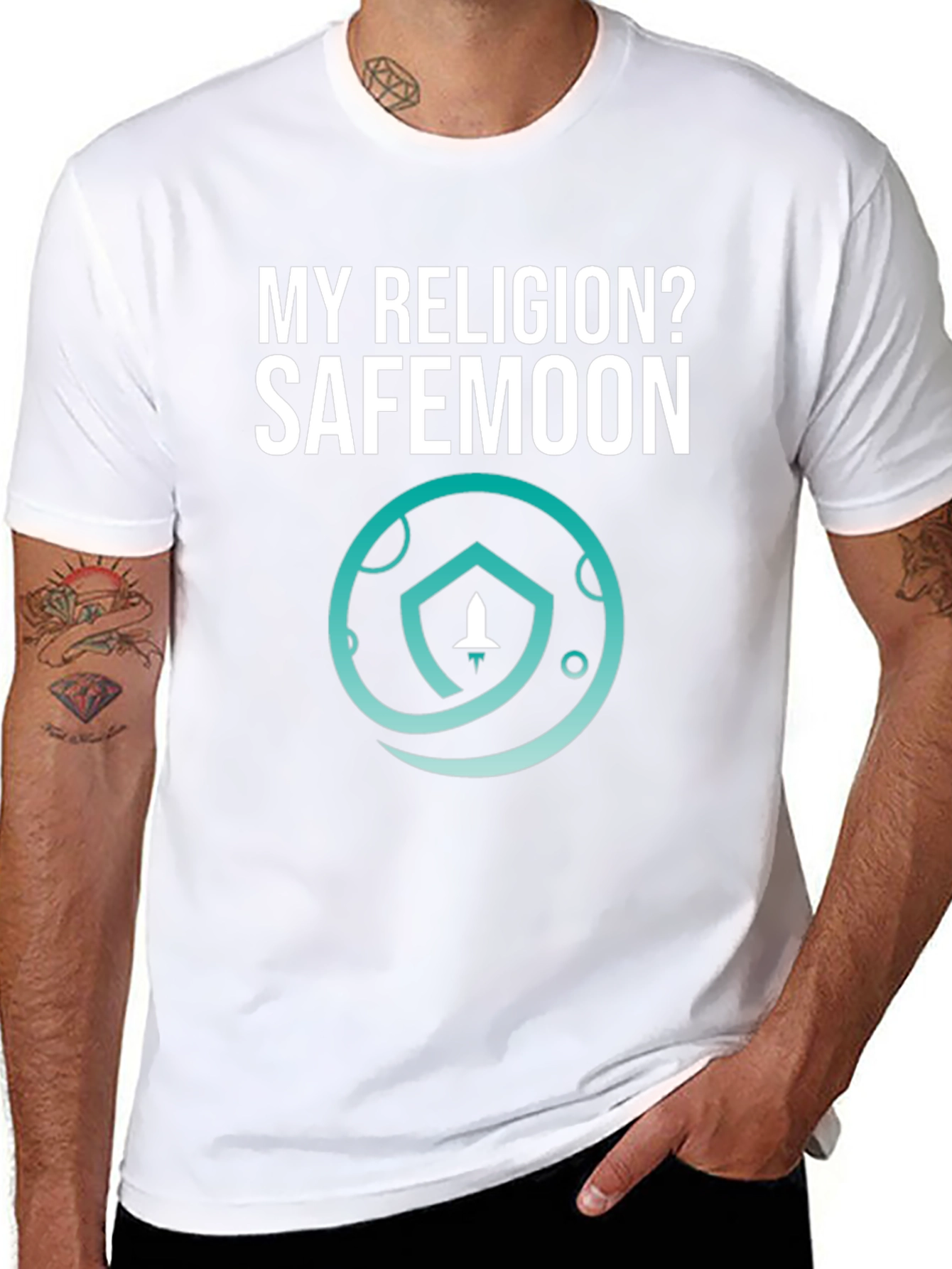 My Religion? Safemoon Black T-Shirt