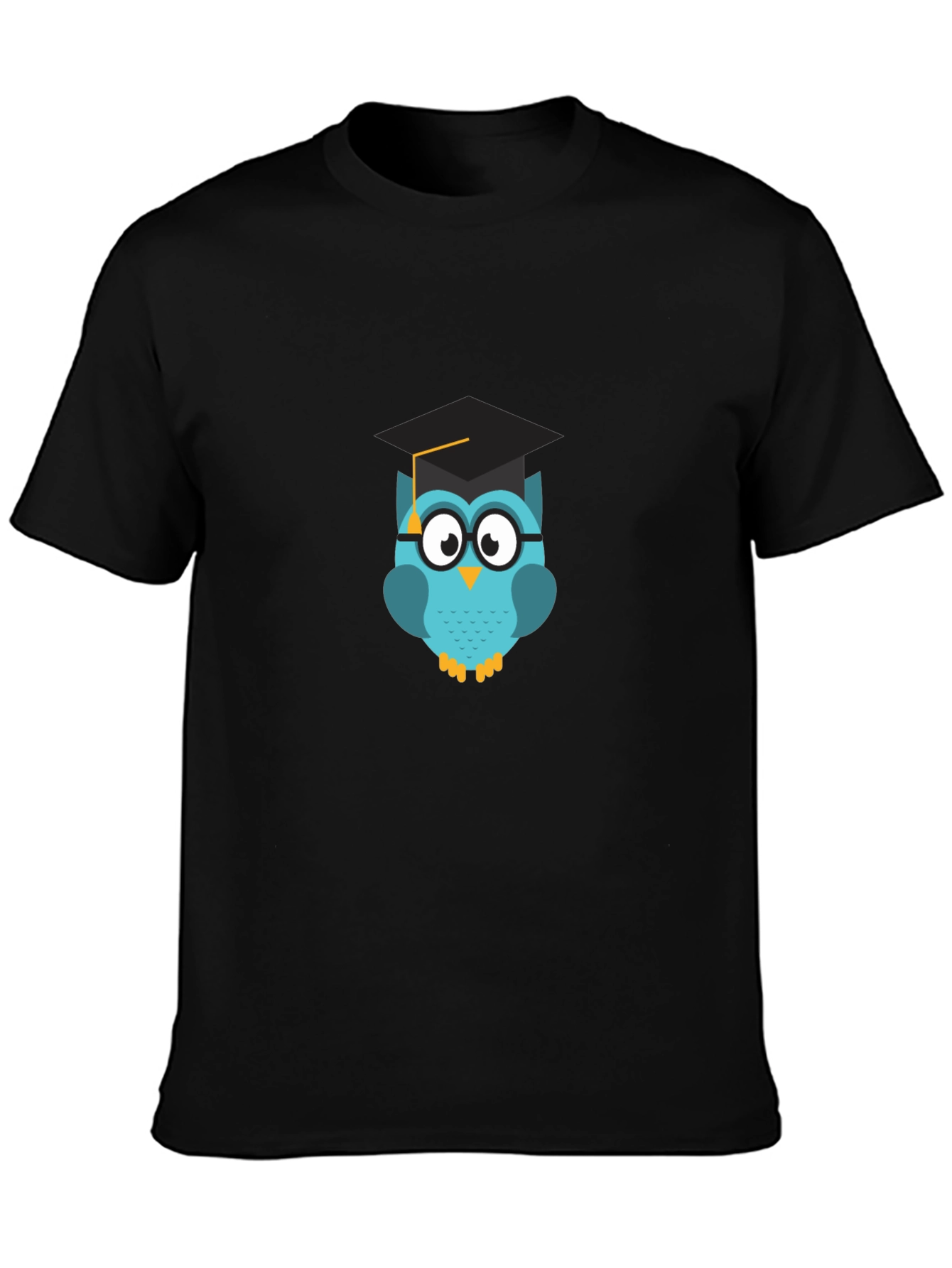 Graduation Owl T-Shirt - Black
