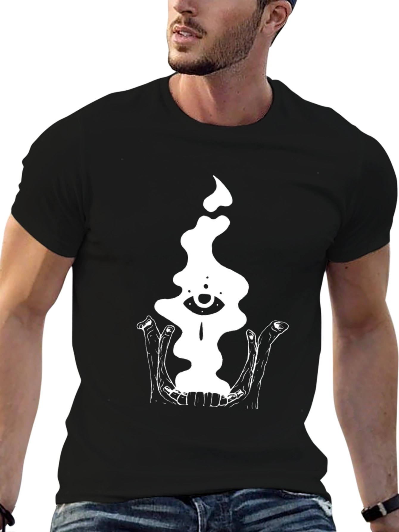 Mystic Eye T-Shirt - Black Graphic Tee