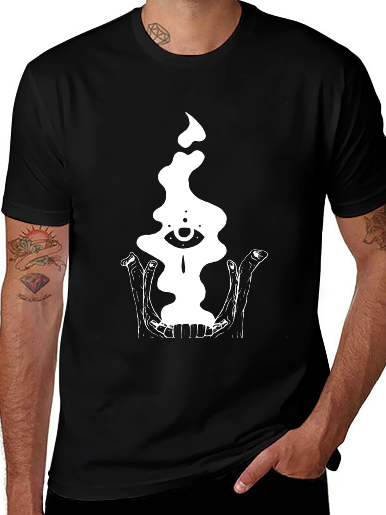 Mystic Eye T-Shirt - Black Graphic Tee