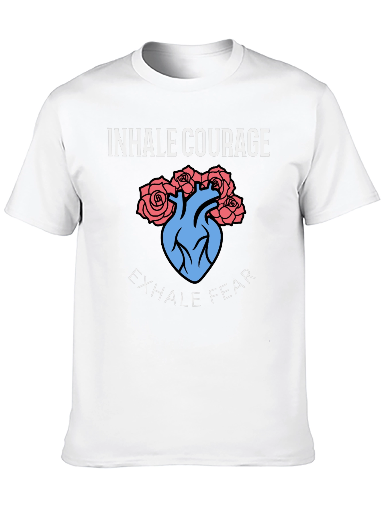 Inhale Courage Exhale Fear Graphic Tee