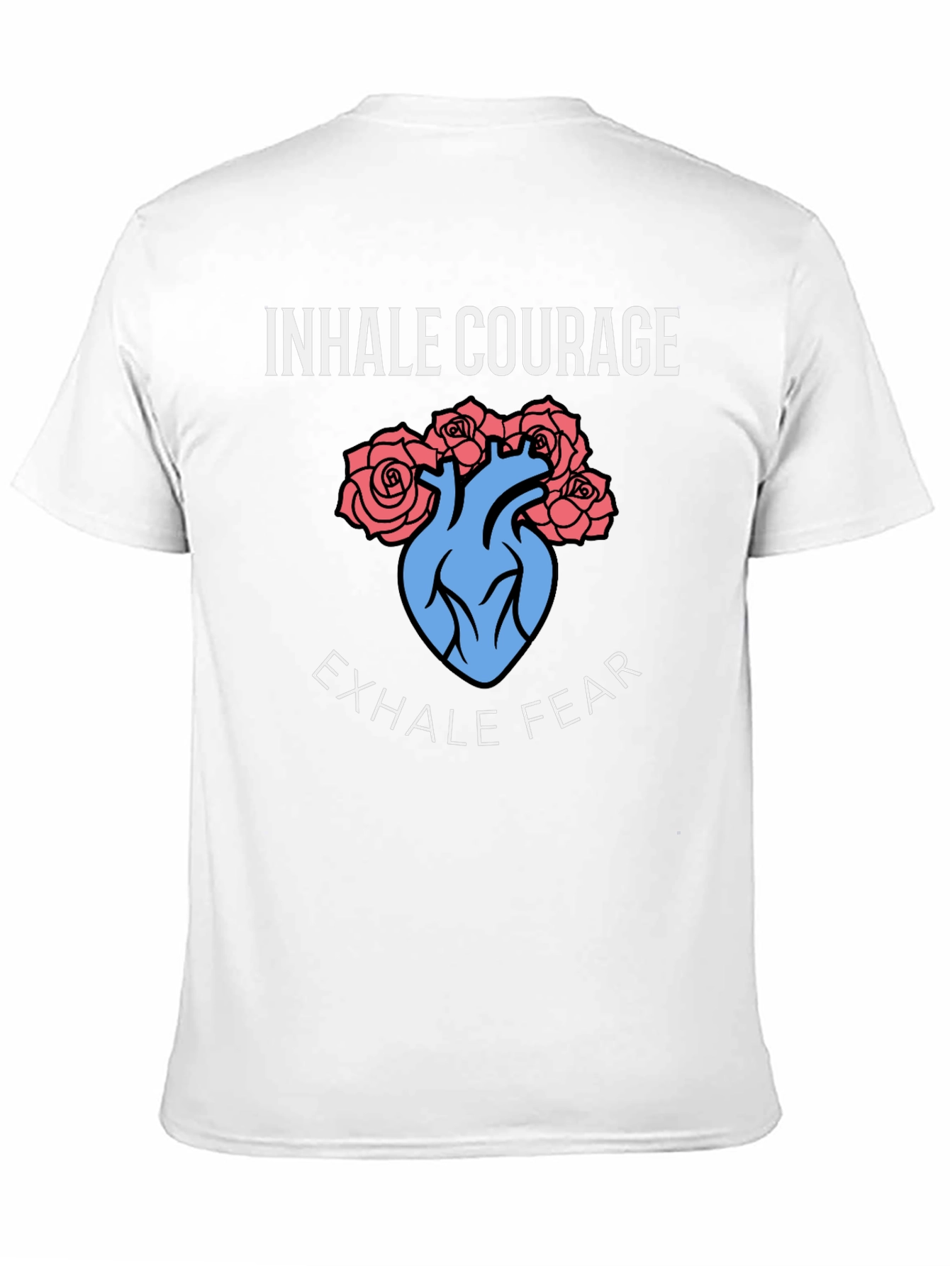 Inhale Courage Exhale Fear Graphic Tee