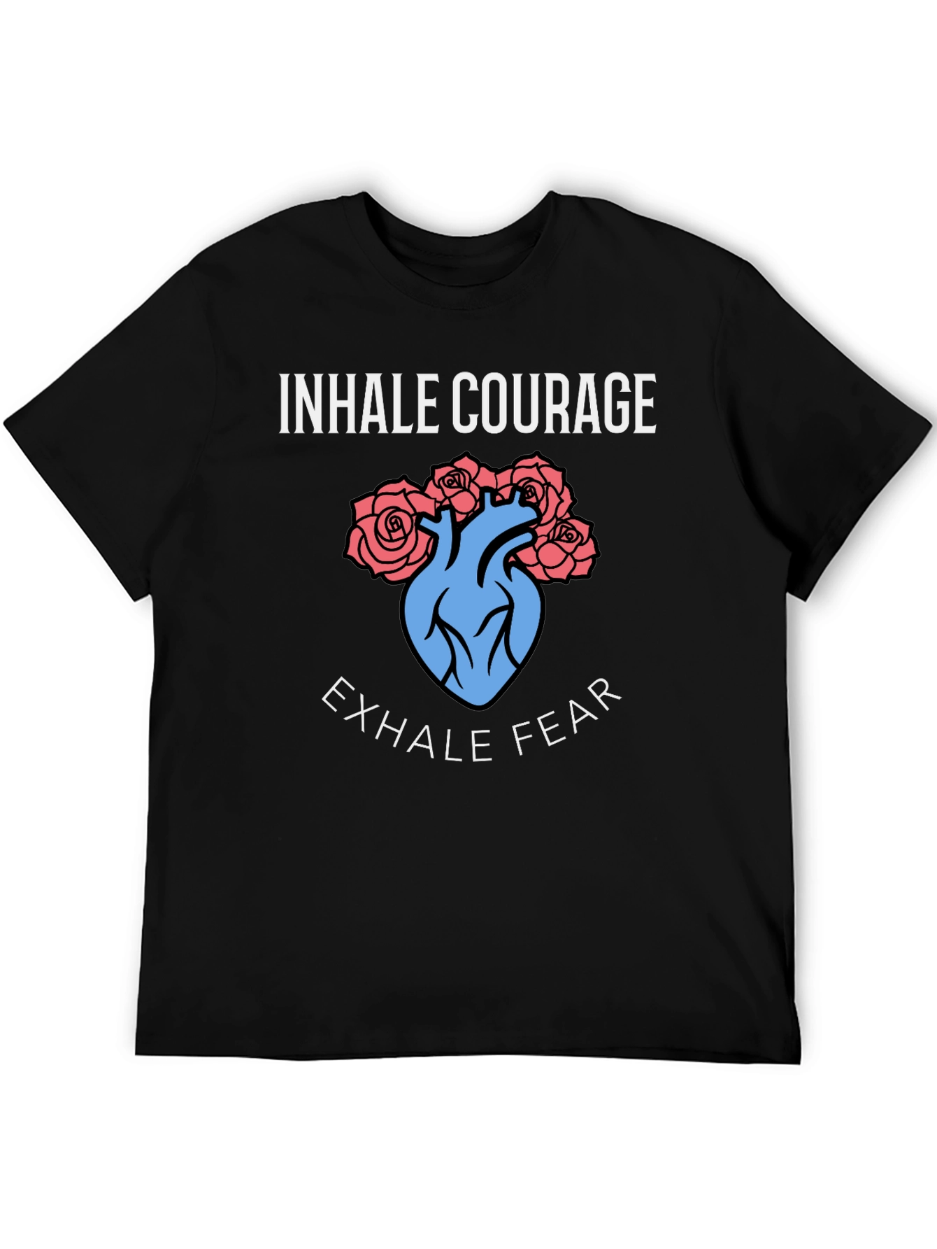 Inhale Courage Exhale Fear Graphic Tee