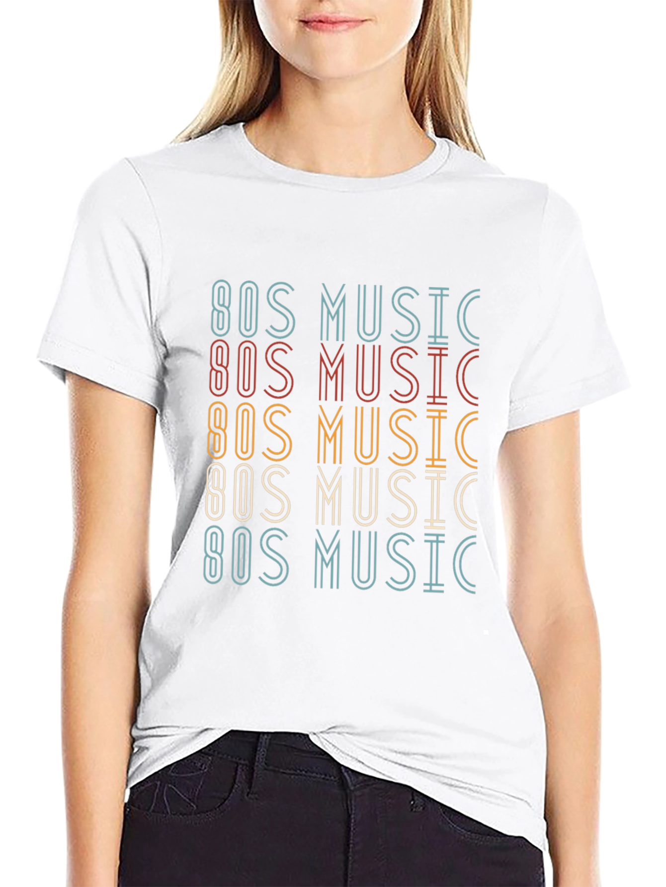 Retro 80s Music Graphic T-Shirt