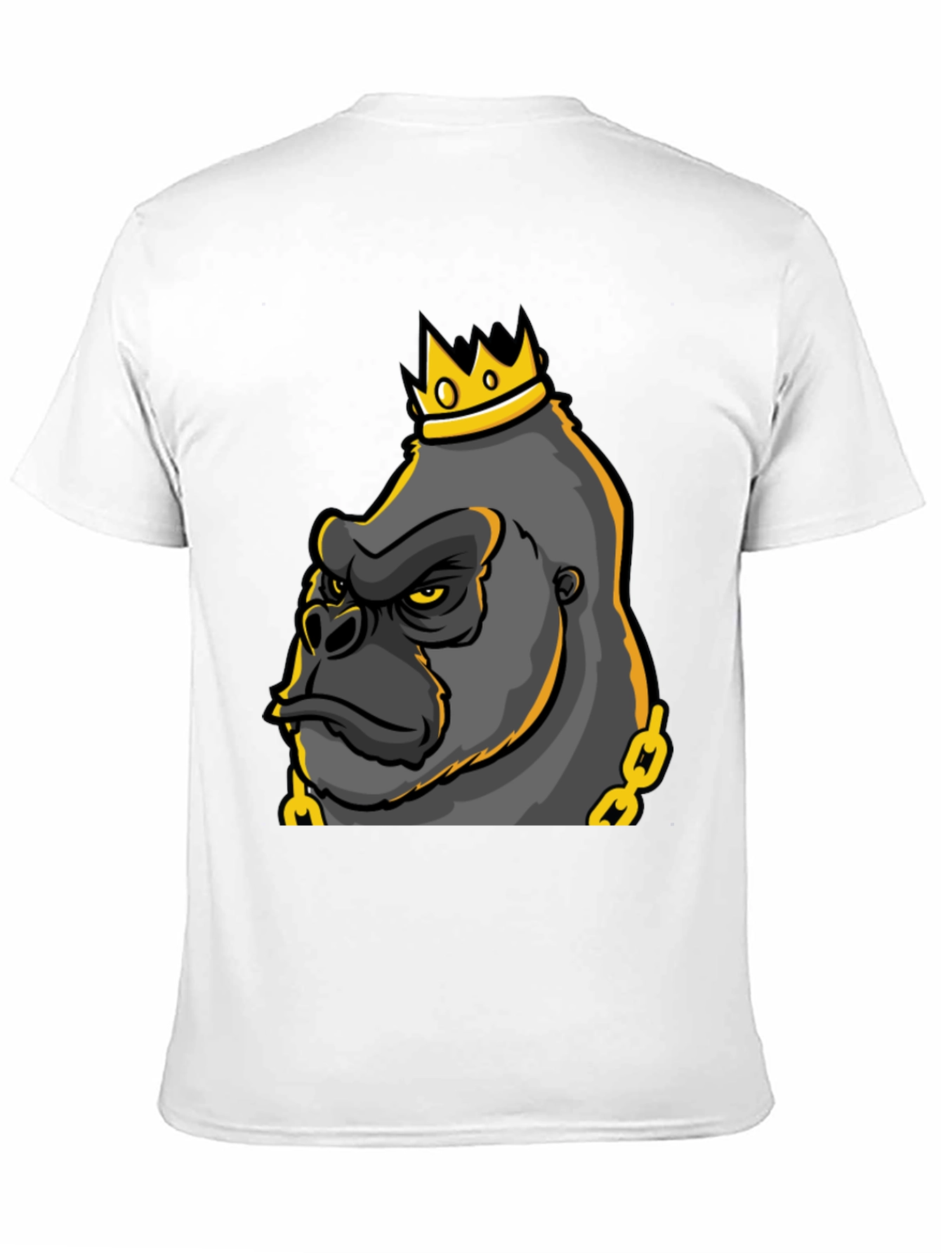 King Gorilla Graphic Tee - Black Cotton Blend