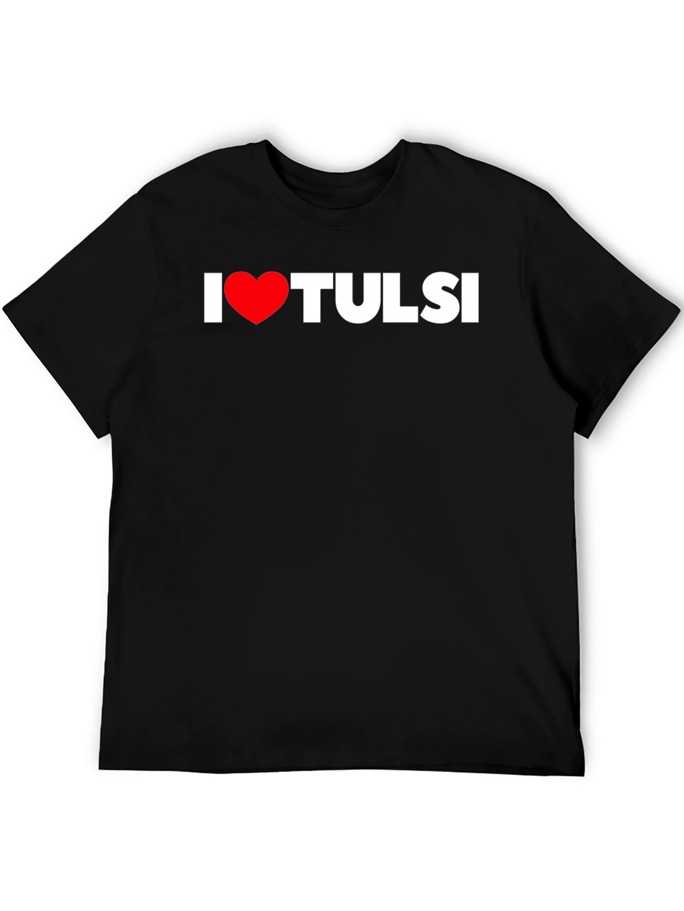 I Heart Tulsi Black T-Shirt
