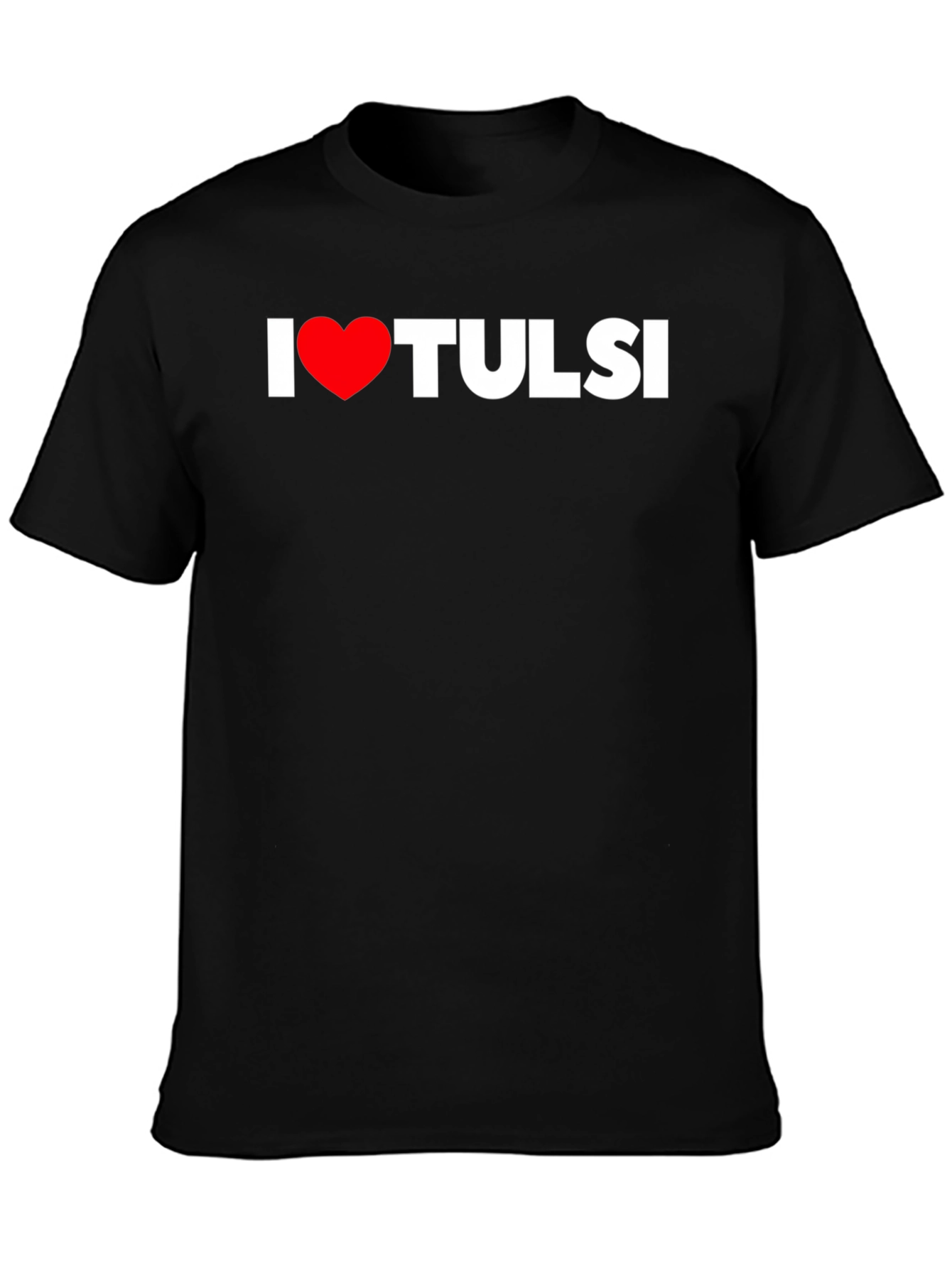 I Heart Tulsi Black T-Shirt