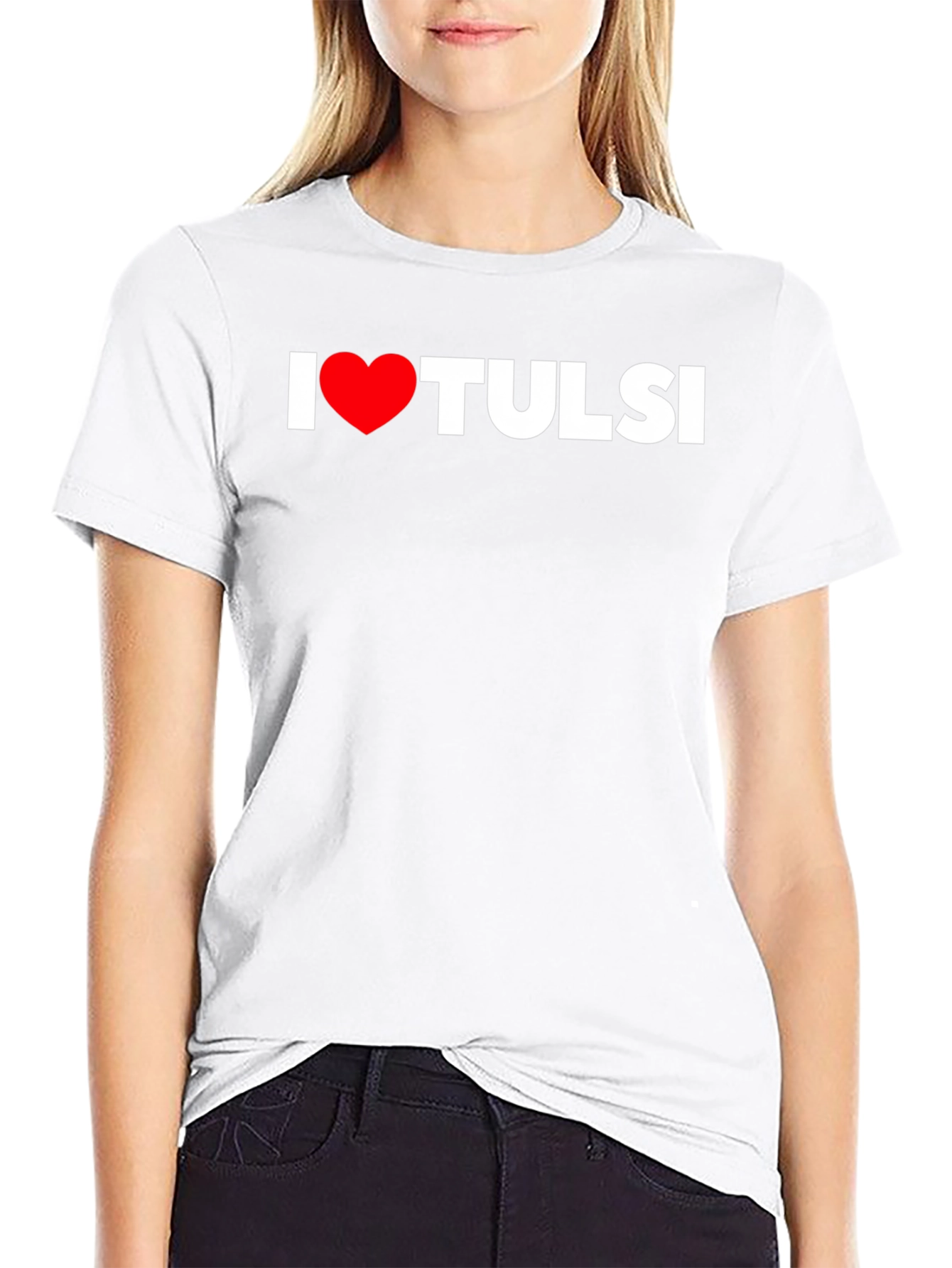 I Heart Tulsi Black T-Shirt