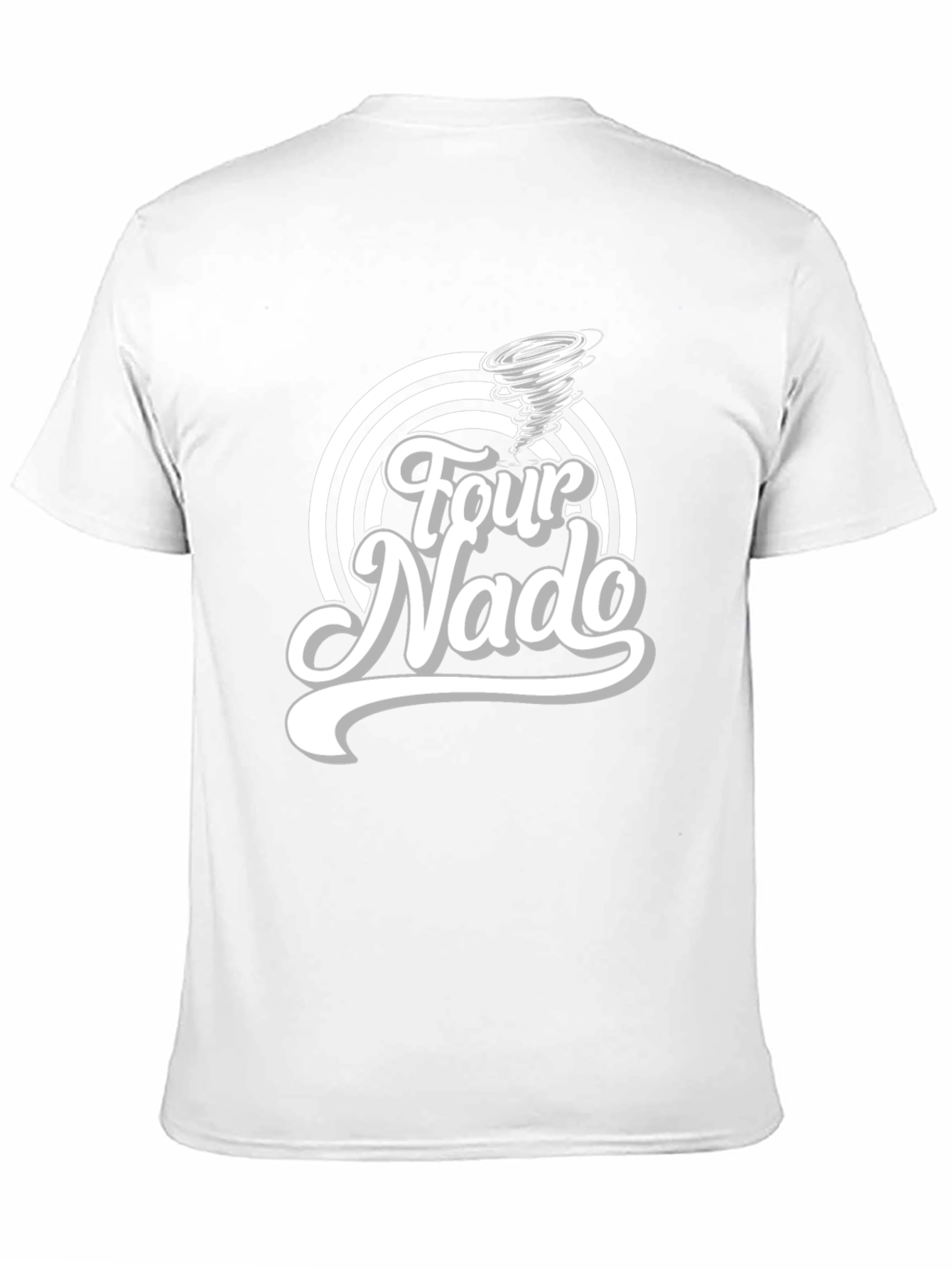 Four Nado Black Graphic Tee - Mens Novelty T-Shirt