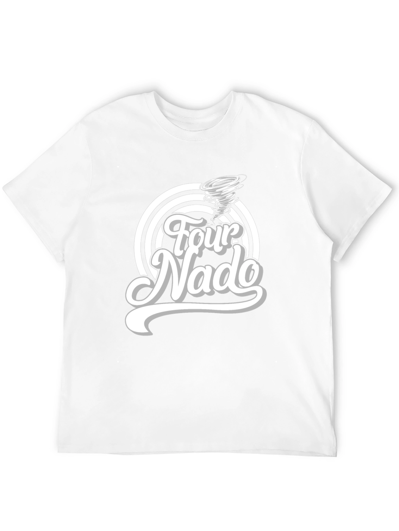 Four Nado Black Graphic Tee - Mens Novelty T-Shirt