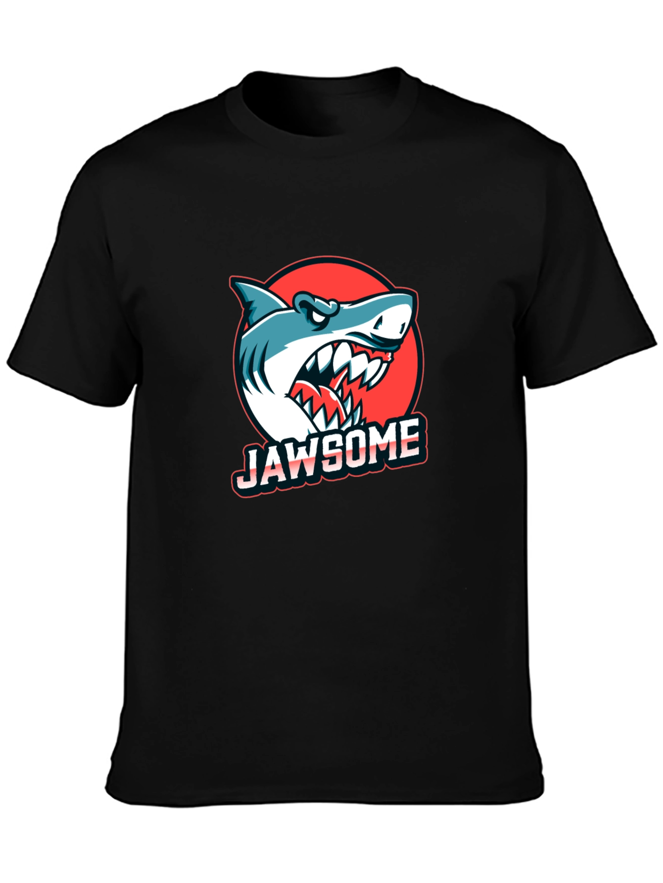 JAWSOME Shark Graphic Print T-Shirt
