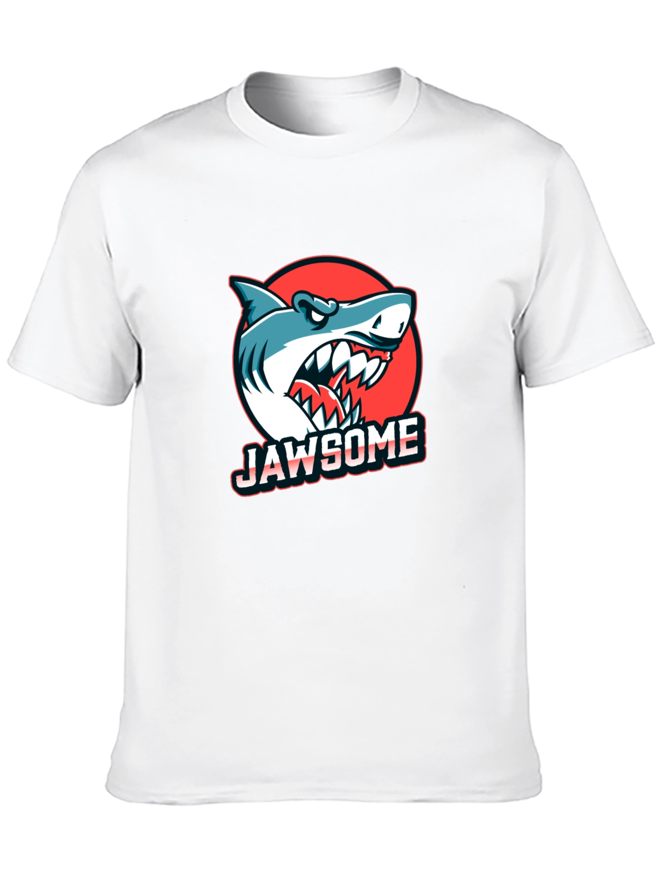 JAWSOME Shark Graphic Print T-Shirt