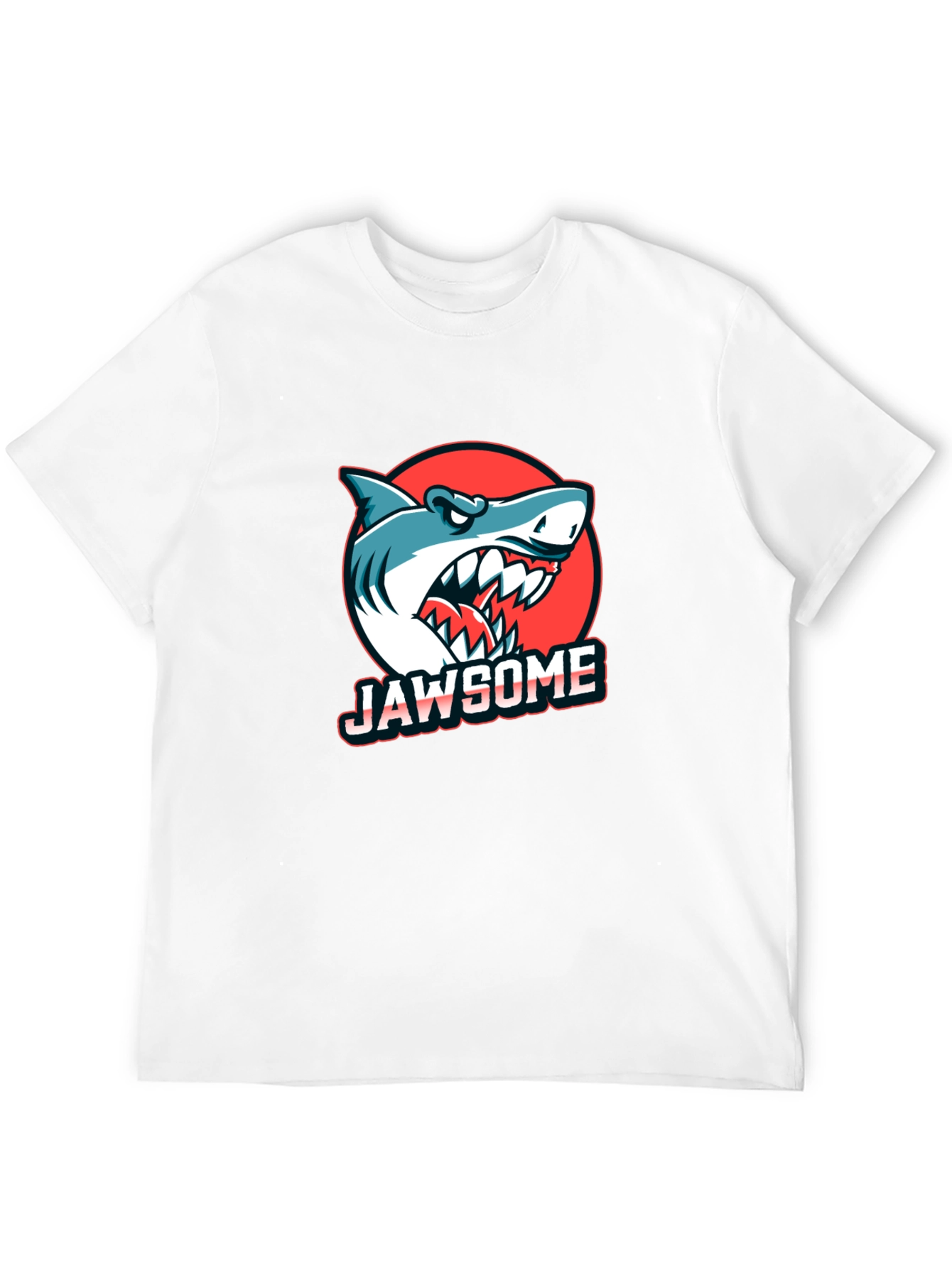 JAWSOME Shark Graphic Print T-Shirt