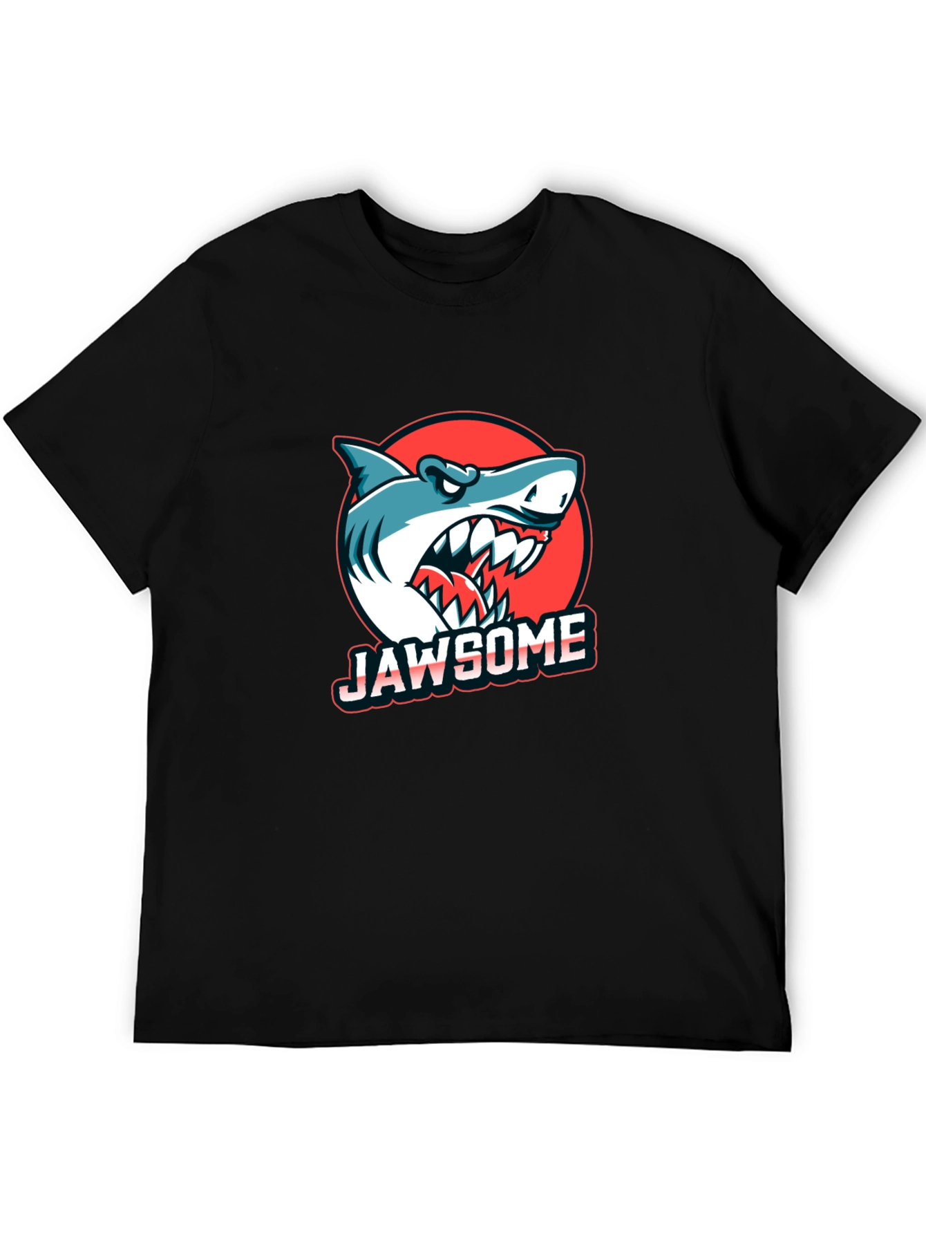 JAWSOME Shark Graphic Print T-Shirt