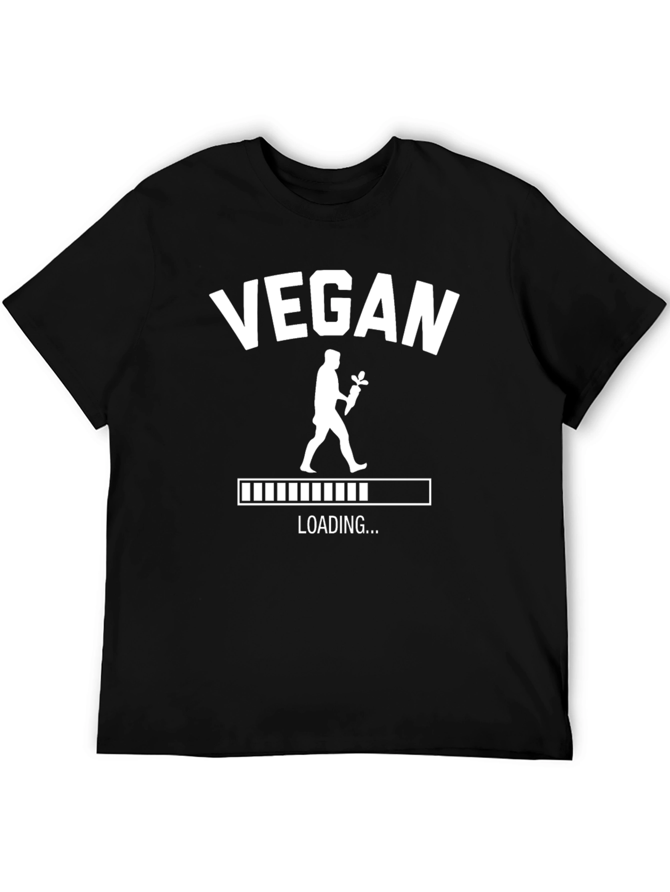Vegan Loading T-Shirt - Black