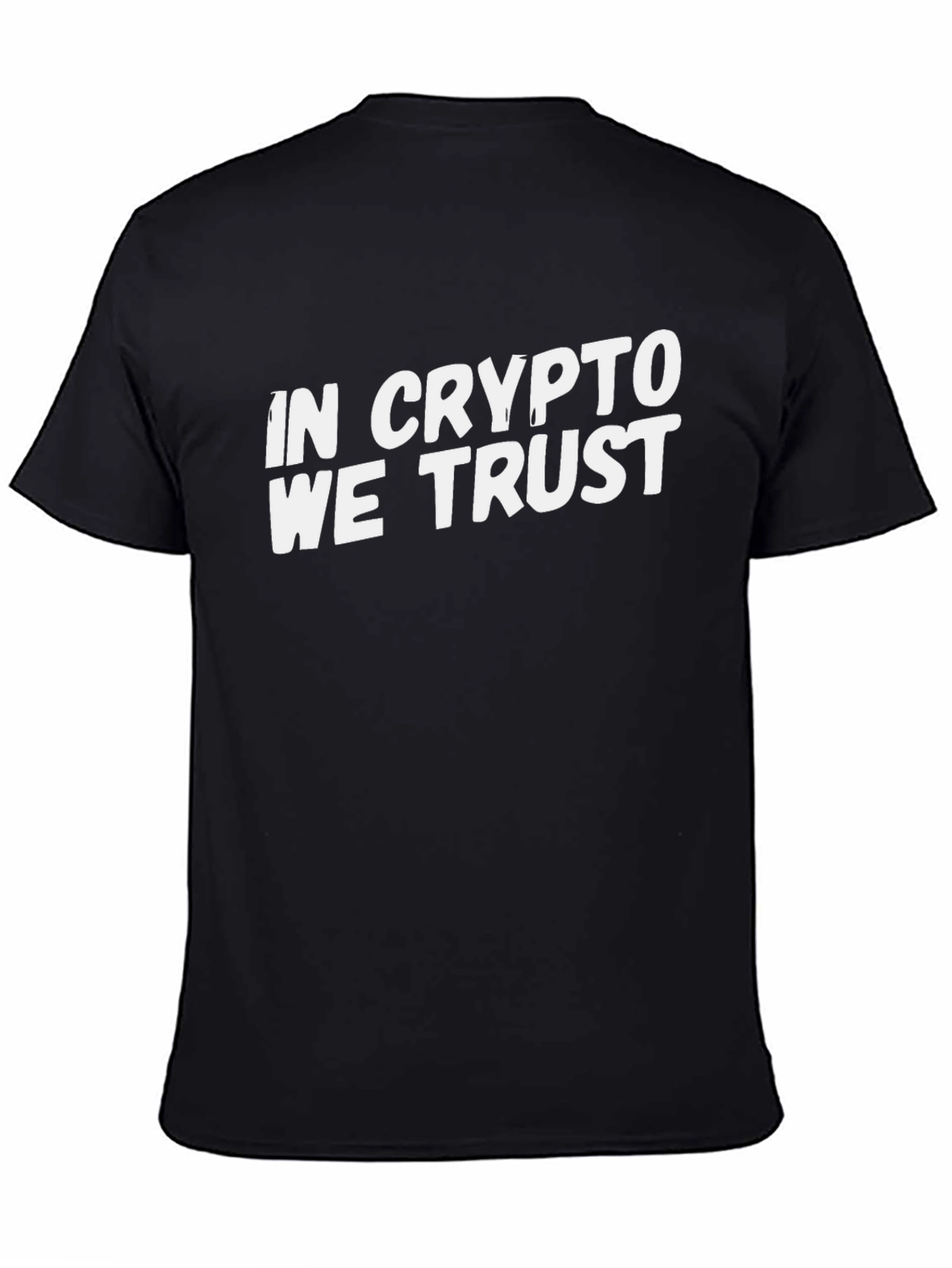 In Crypto We Trust Black T-Shirt
