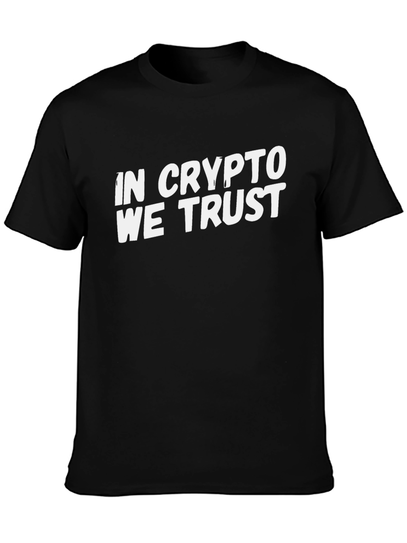 In Crypto We Trust Black T-Shirt