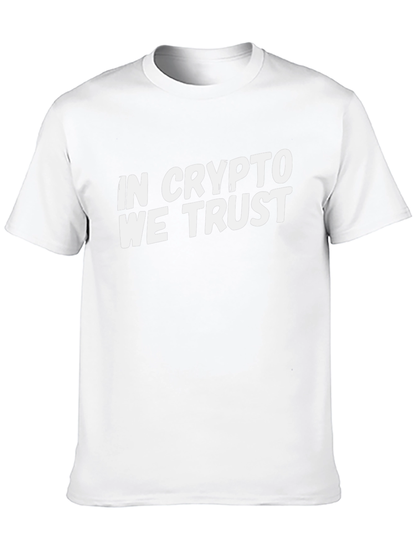 In Crypto We Trust Black T-Shirt