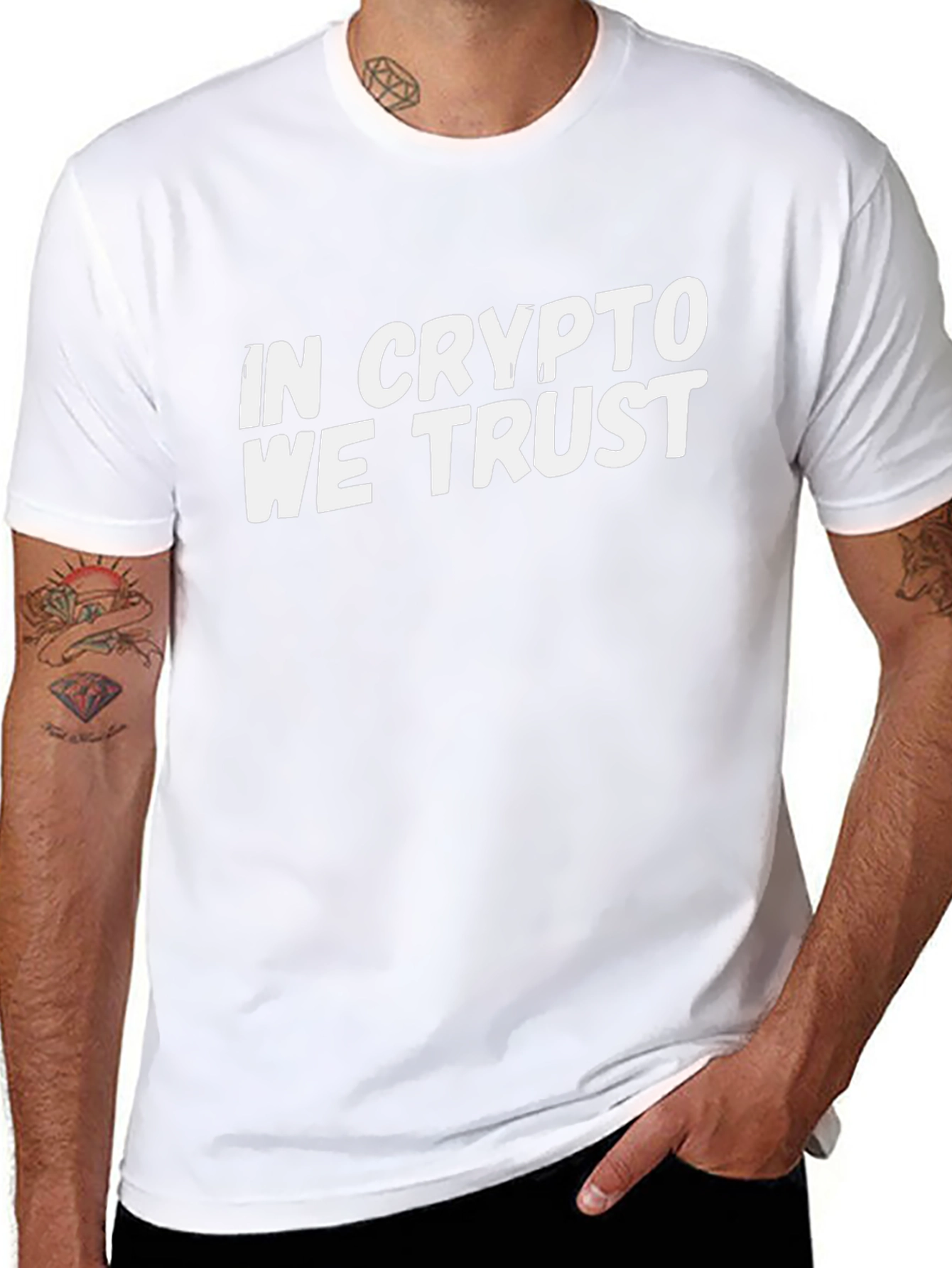 In Crypto We Trust Black T-Shirt