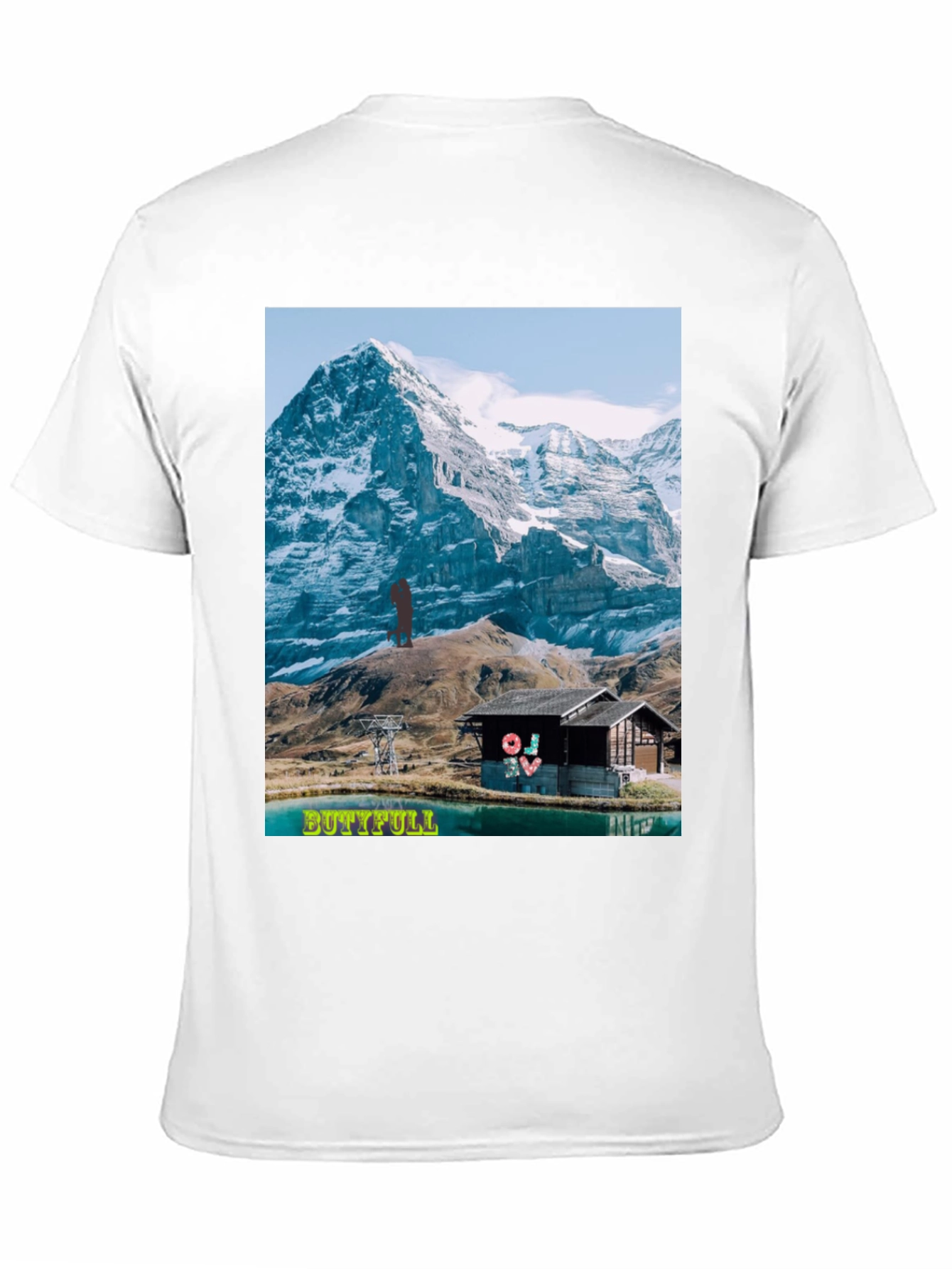 Mountain View Graphic Tee - BUTTIFULL Novelty Shirt