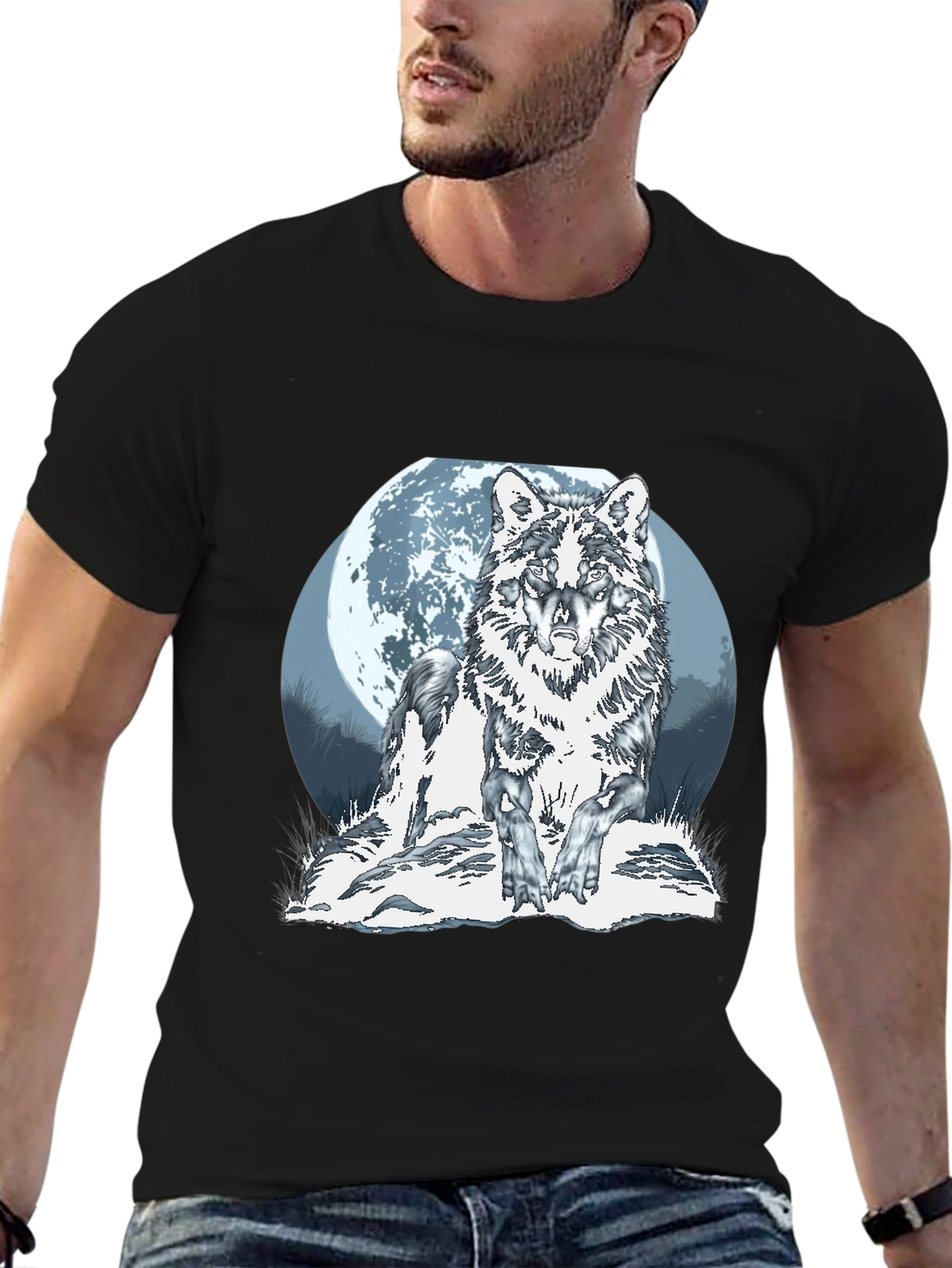 Wolf Moon Graphic Tee