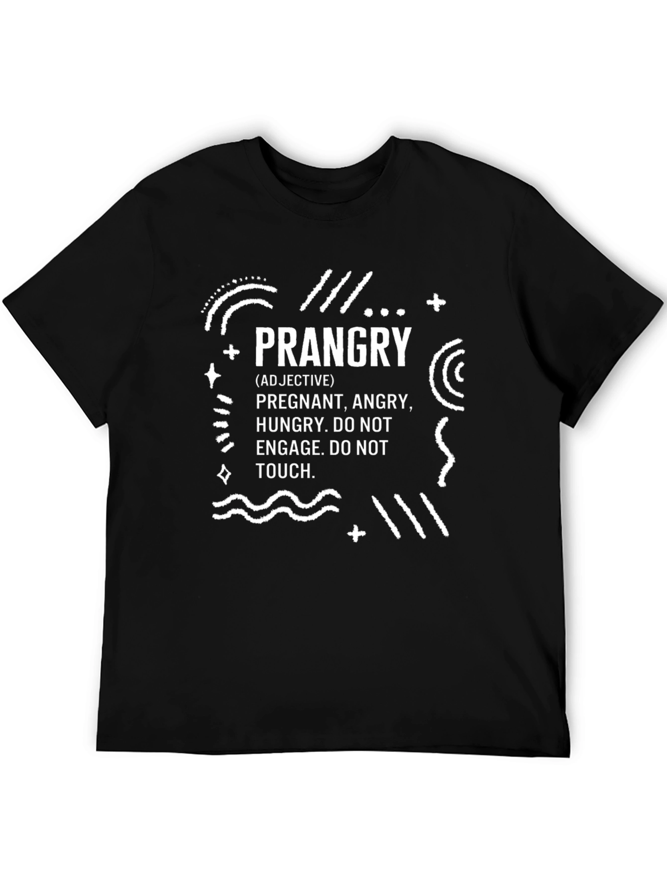 Prangry T-Shirt Funny Pregnancy Hungry Angry Tee