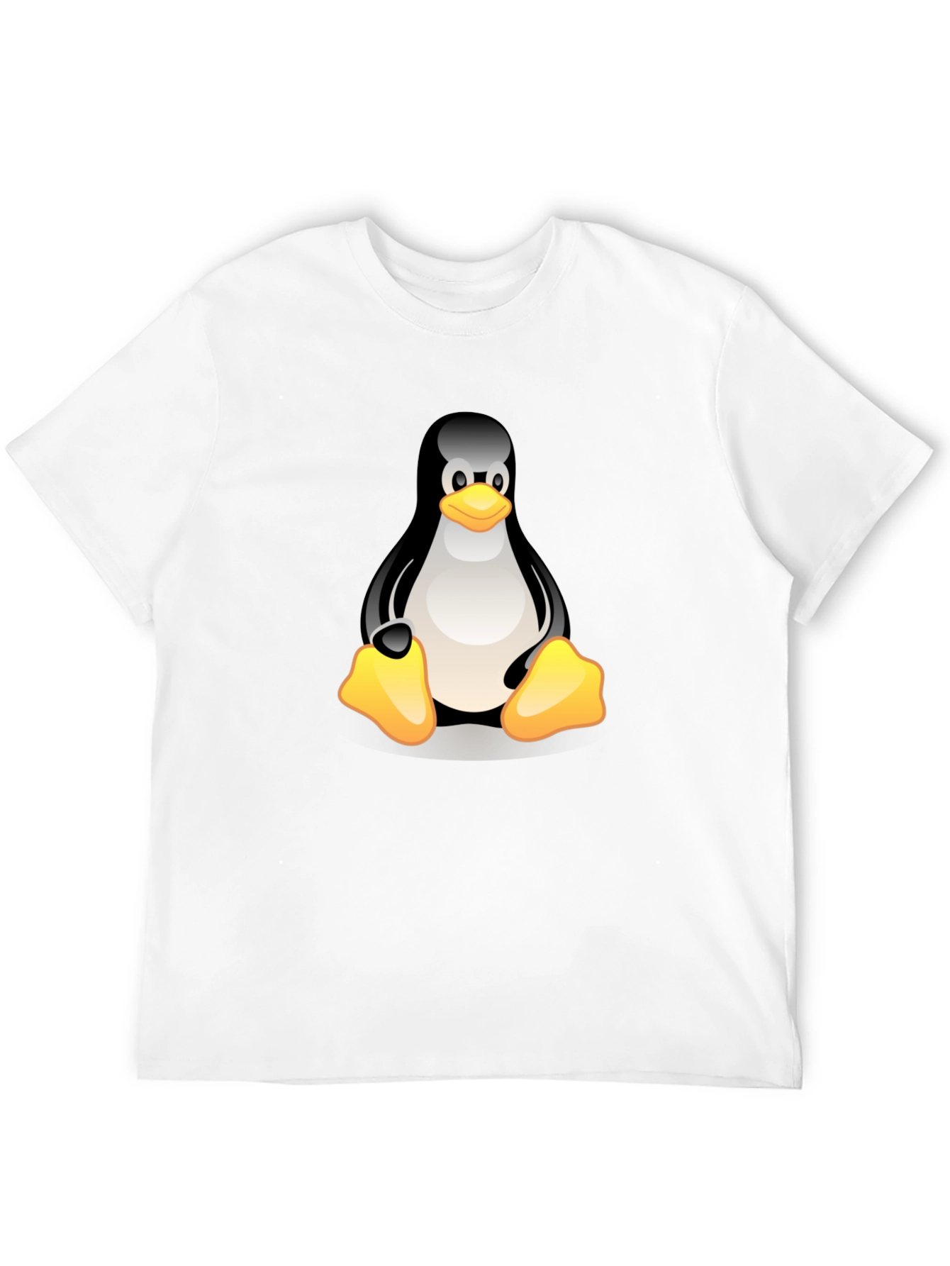 Linux Penguin Graphic Tee - Black T-Shirt