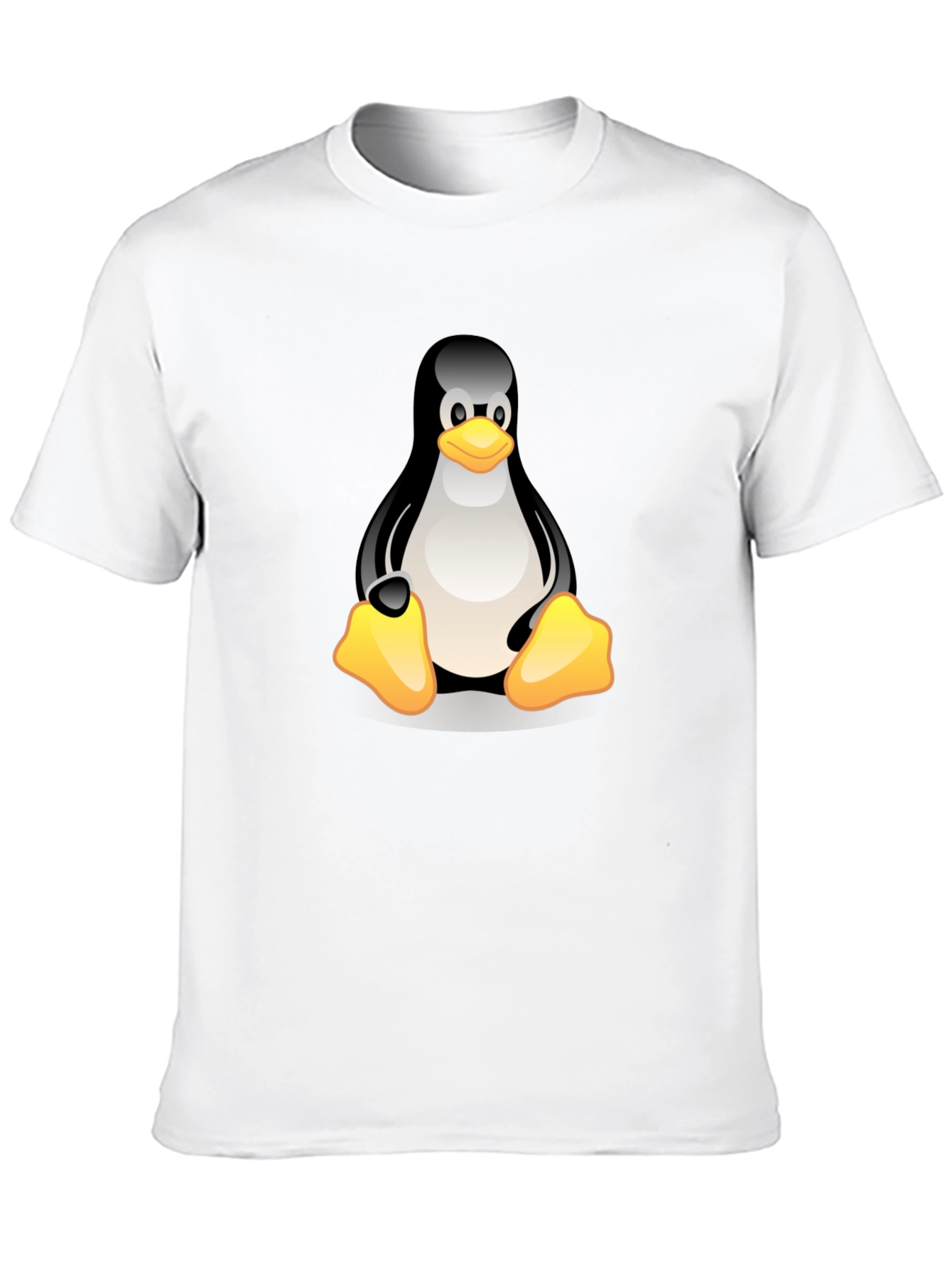 Linux Penguin Graphic Tee - Black T-Shirt