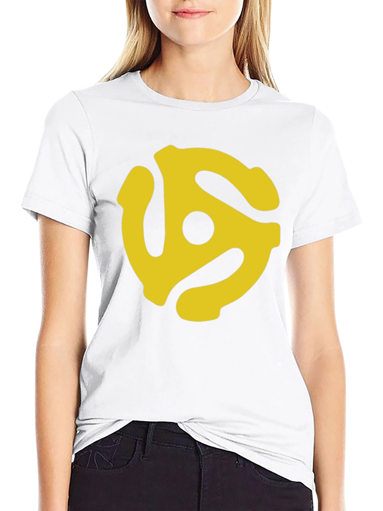 Retro 45 RPM Record Adapter T-Shirt