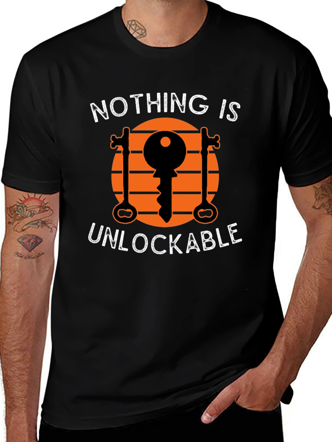 Nothing Is Unlockable Graphic T-Shirt