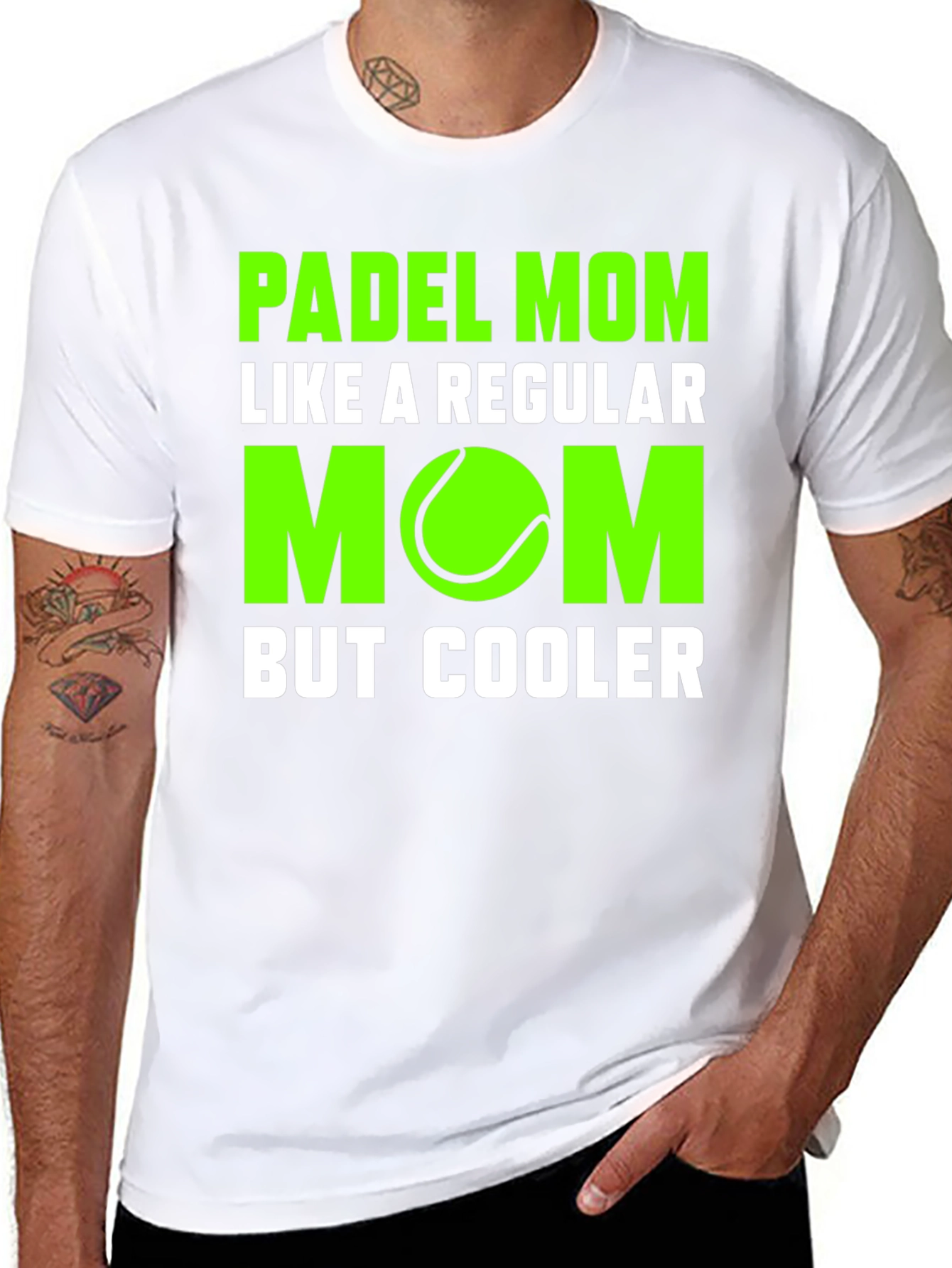 Padel Mom T-Shirt - Cool Tennis Lover Tee
