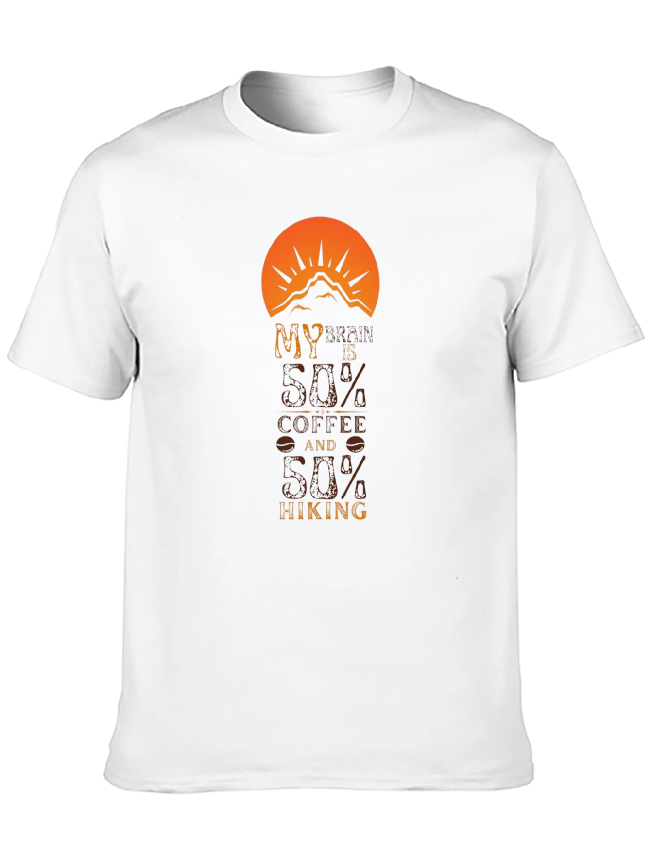 Coffee and Hiking T-Shirt for Outdoor Lovers