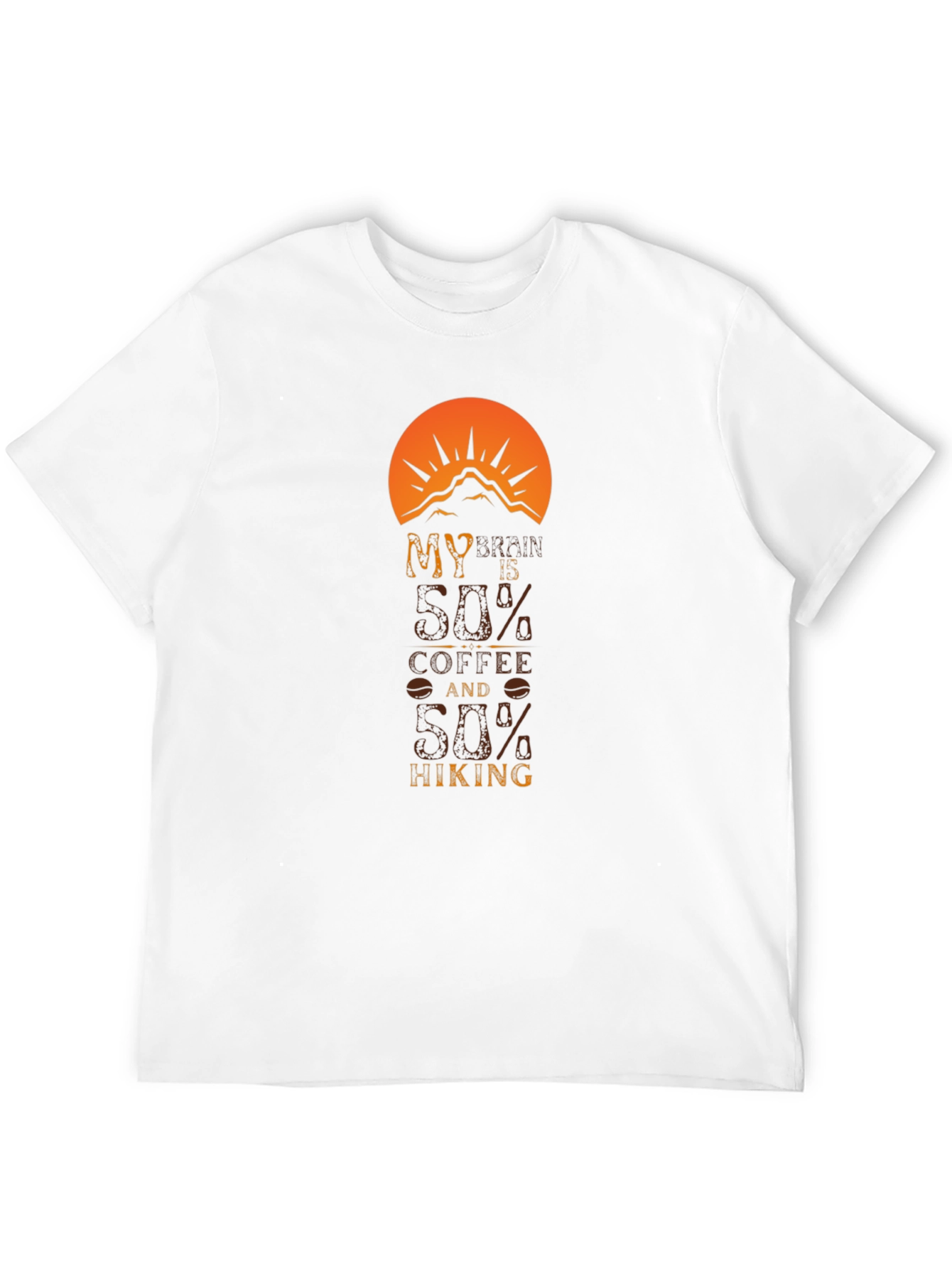 Coffee and Hiking T-Shirt for Outdoor Lovers