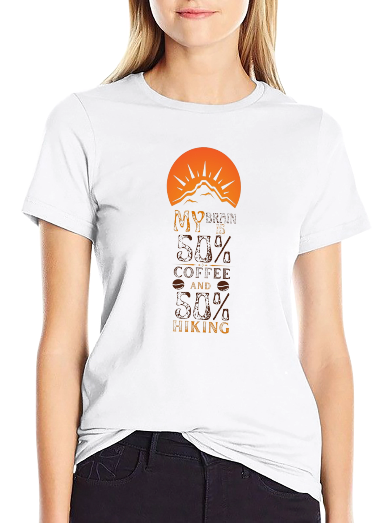 Coffee and Hiking T-Shirt for Outdoor Lovers