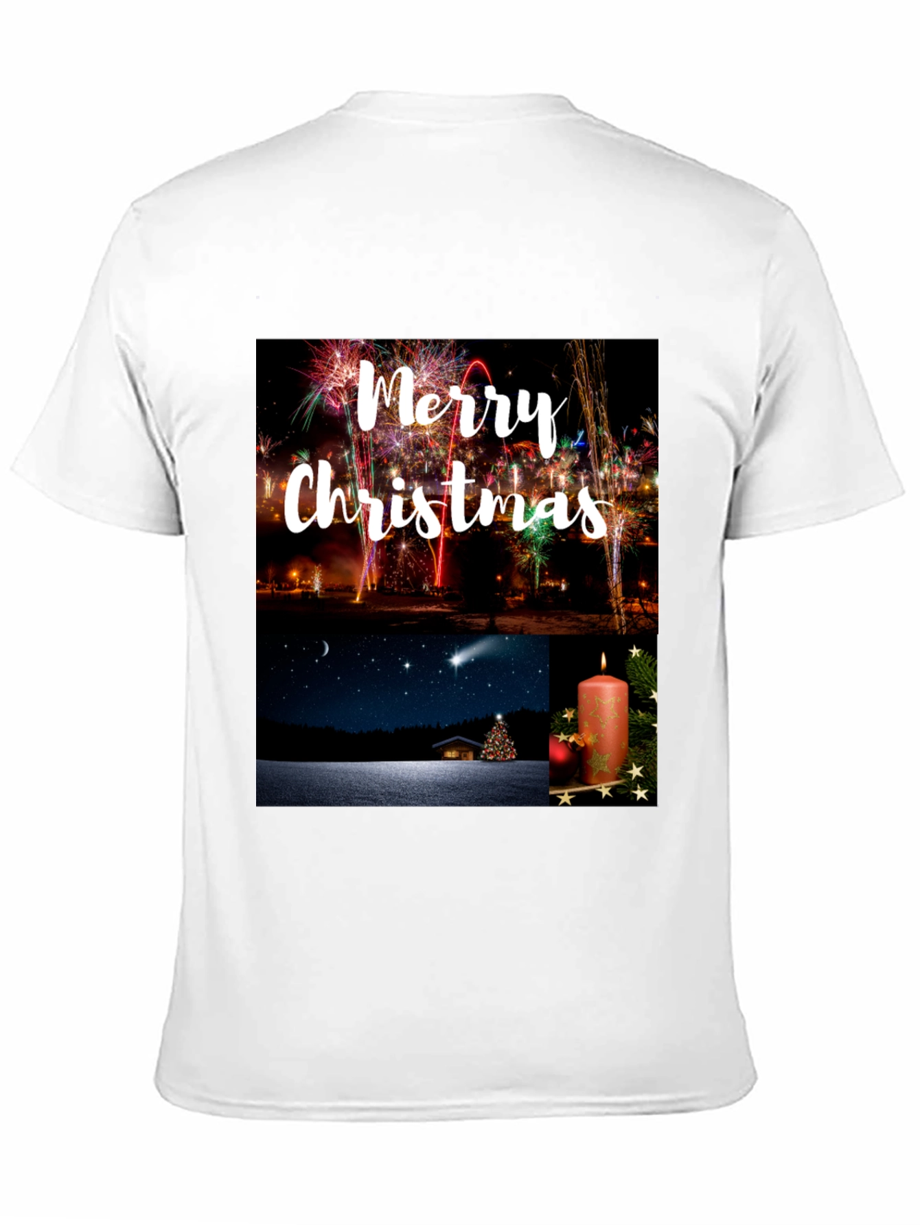 Festive Merry Christmas Graphic Tee