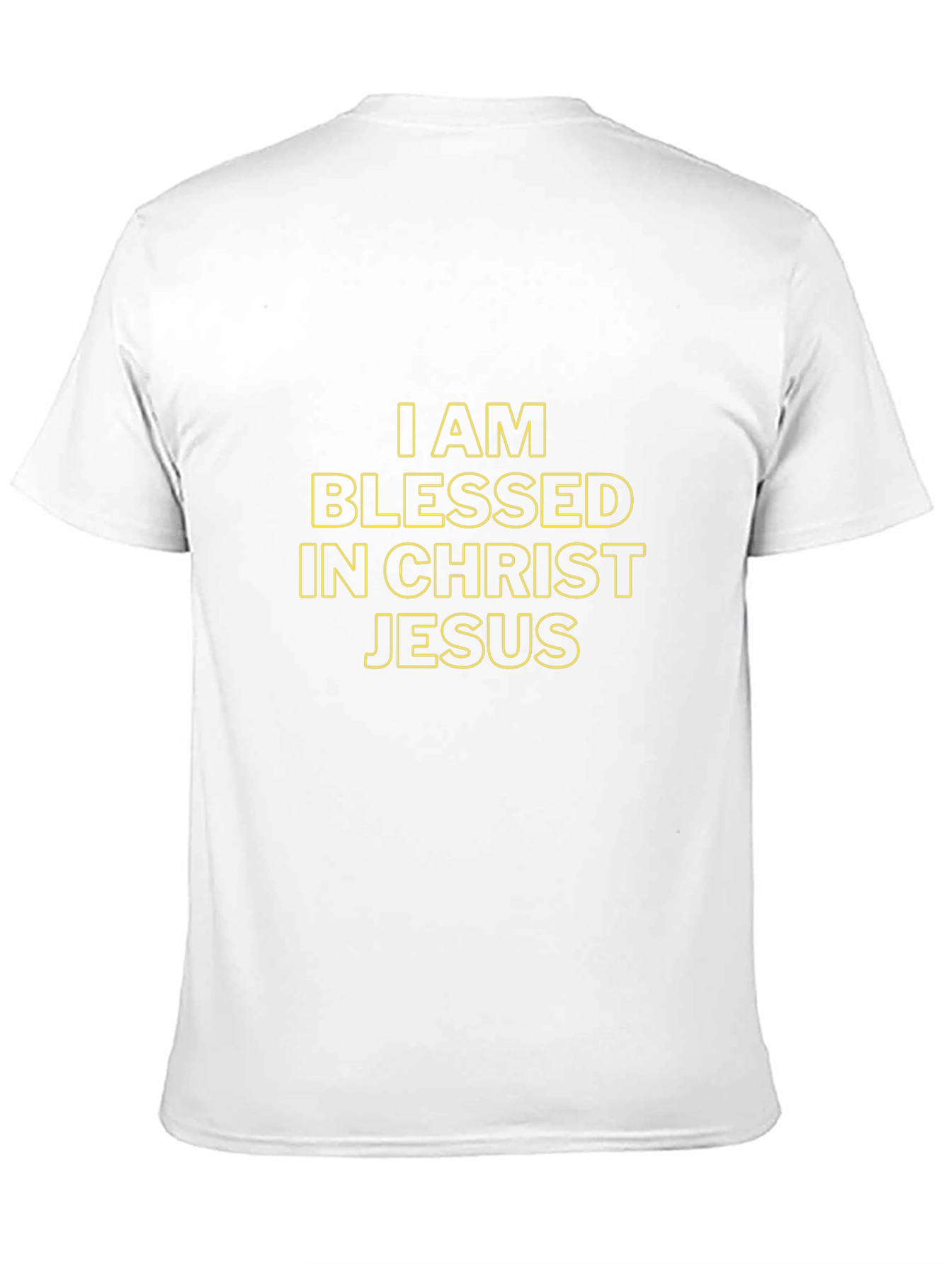 I Am Blessed in Christ Jesus Black T-Shirt