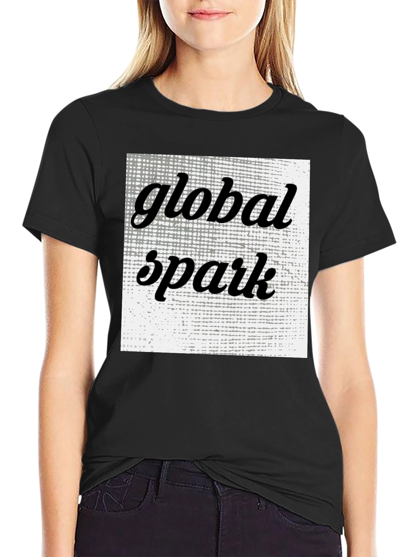 Global Spark Black T-Shirt