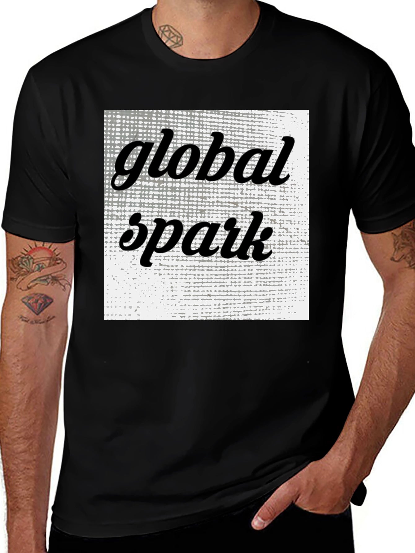 Global Spark Black T-Shirt