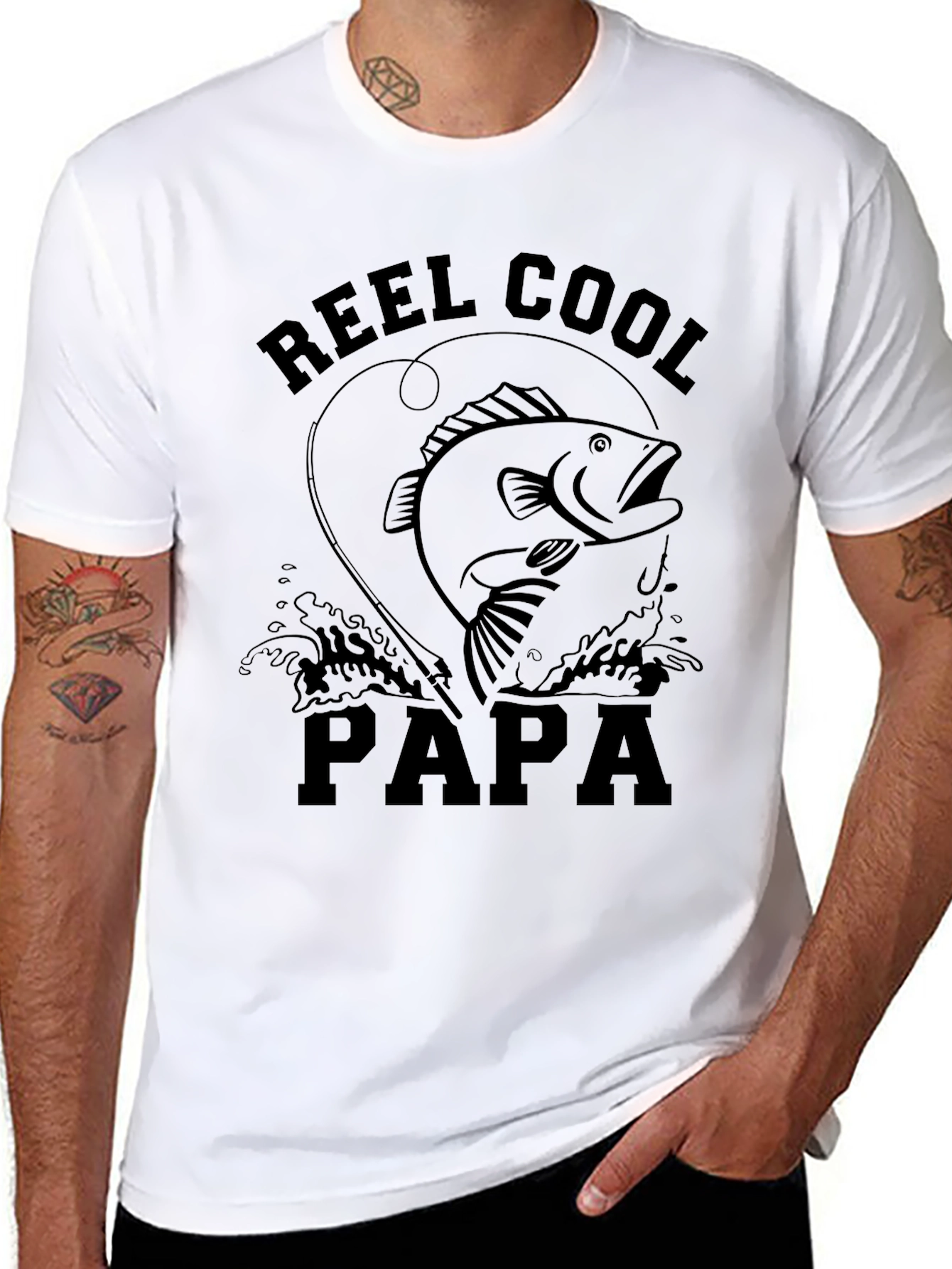 Reel Cool Papa Fishing T-Shirt