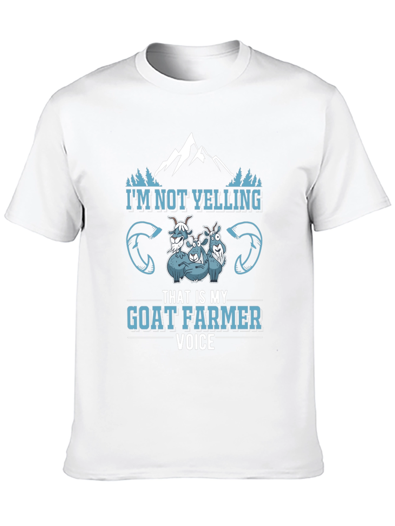 Goat Farmer Voice T-Shirt - Funny Goat Lover Tee