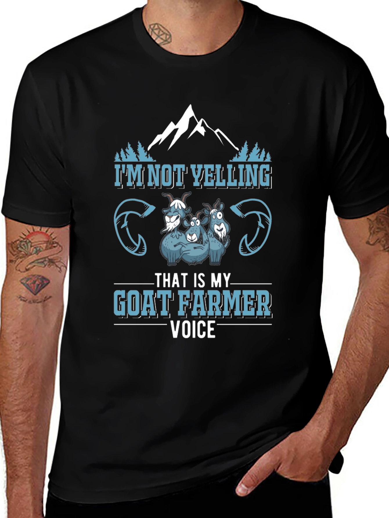 Goat Farmer Voice T-Shirt - Funny Goat Lover Tee