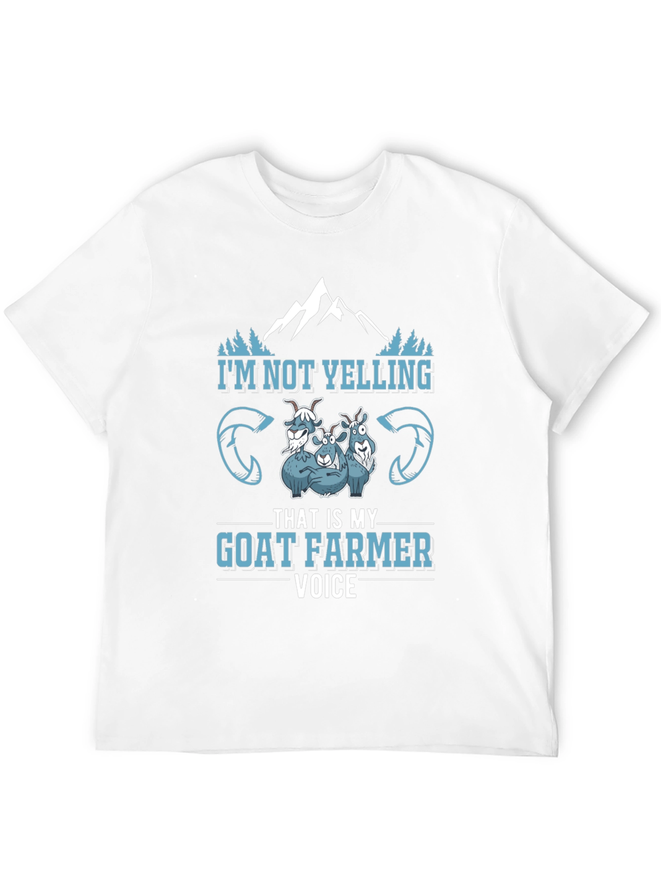 Goat Farmer Voice T-Shirt - Funny Goat Lover Tee