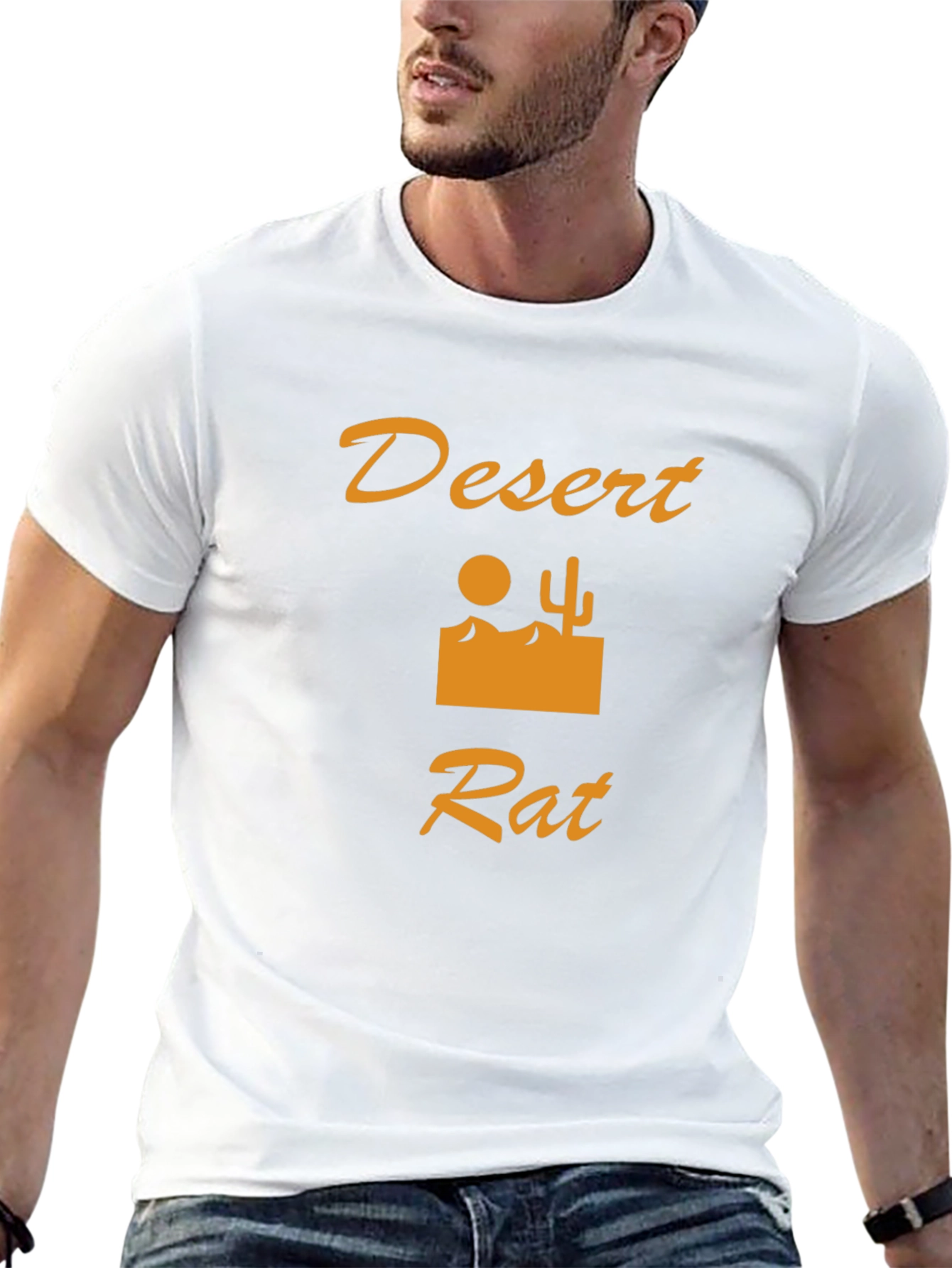 Desert Rat Graphic Tee - Black