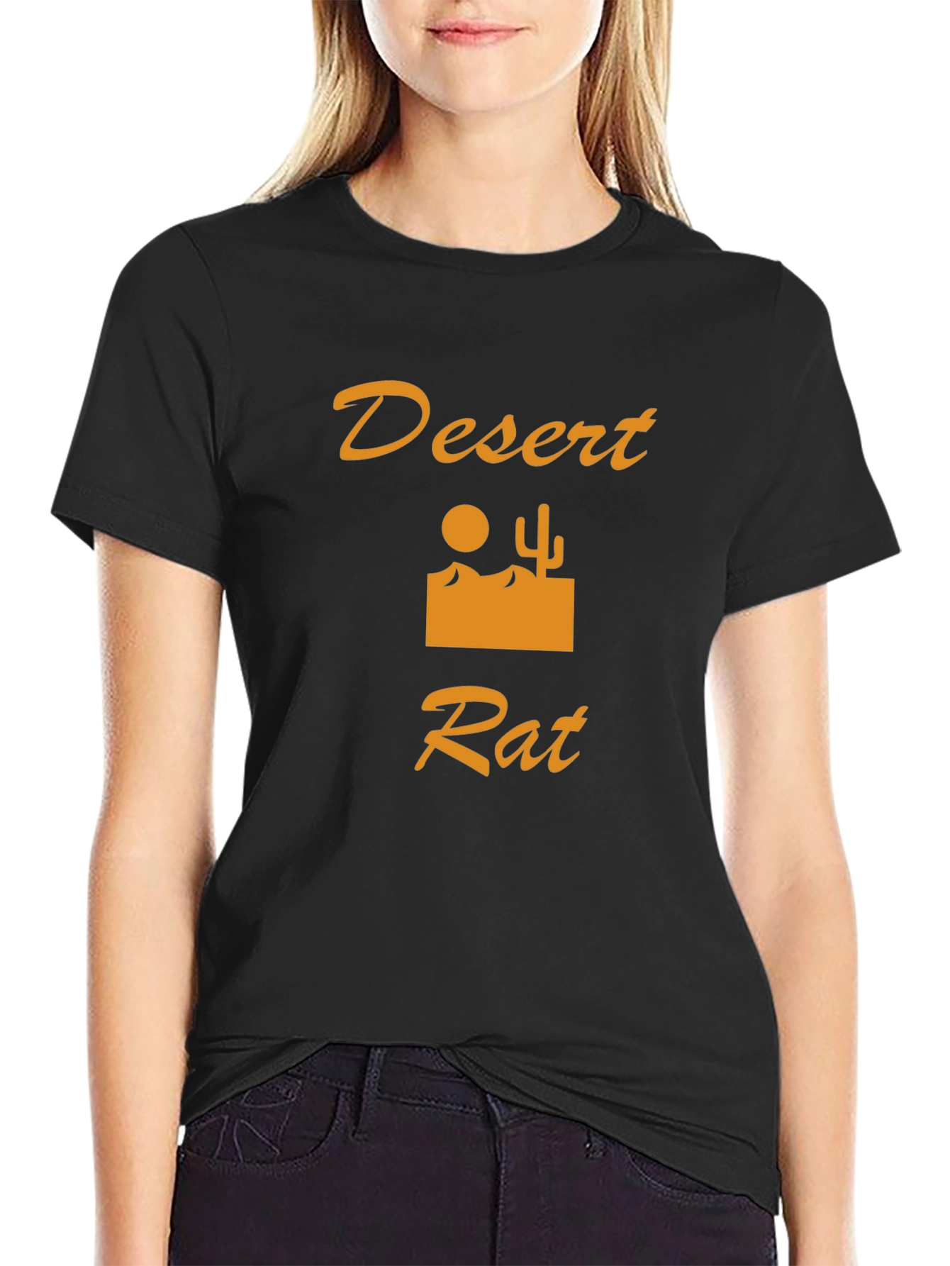 Desert Rat Graphic Tee - Black