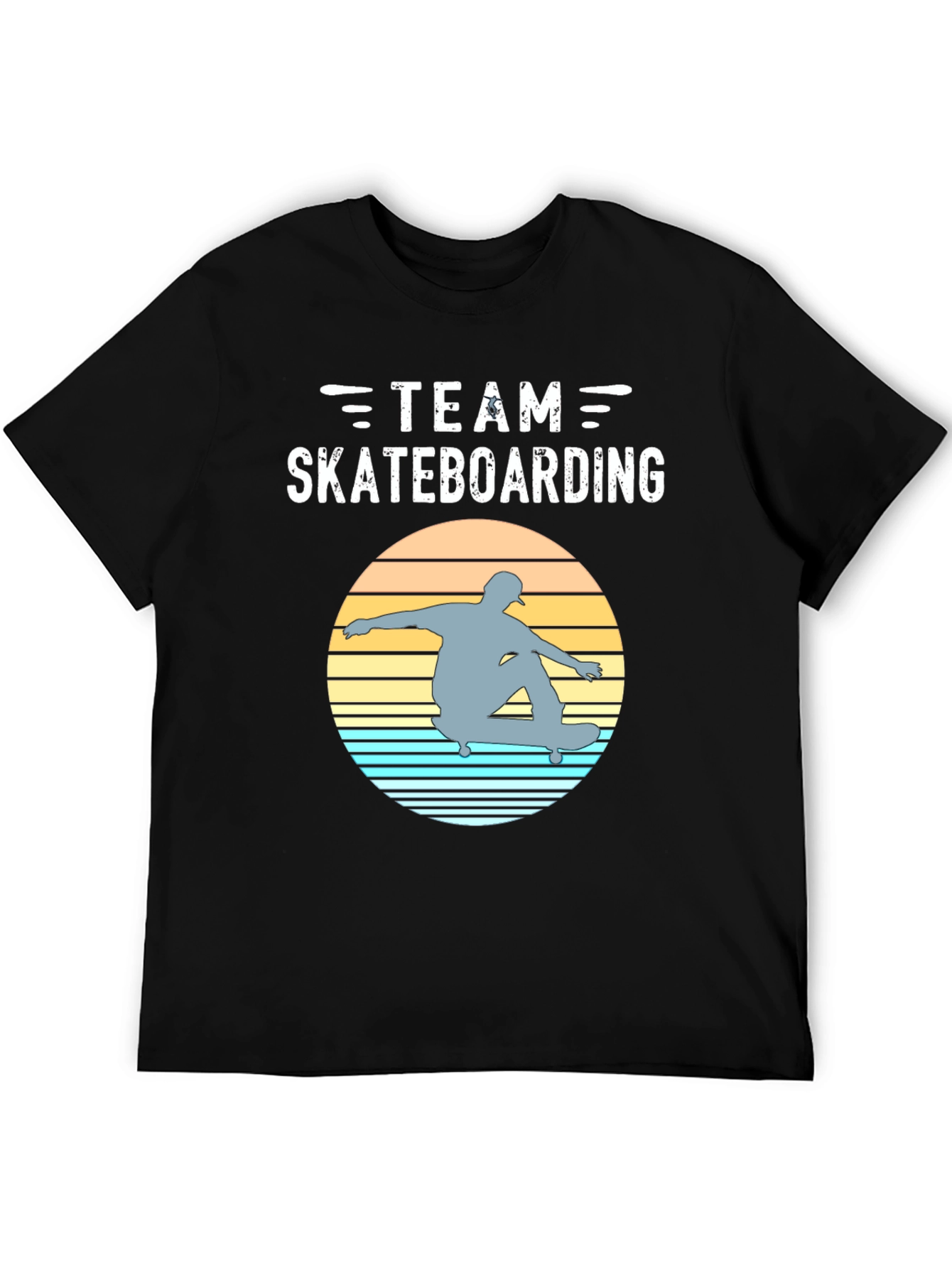 Team Skateboarding Graphic Tee - Retro Style