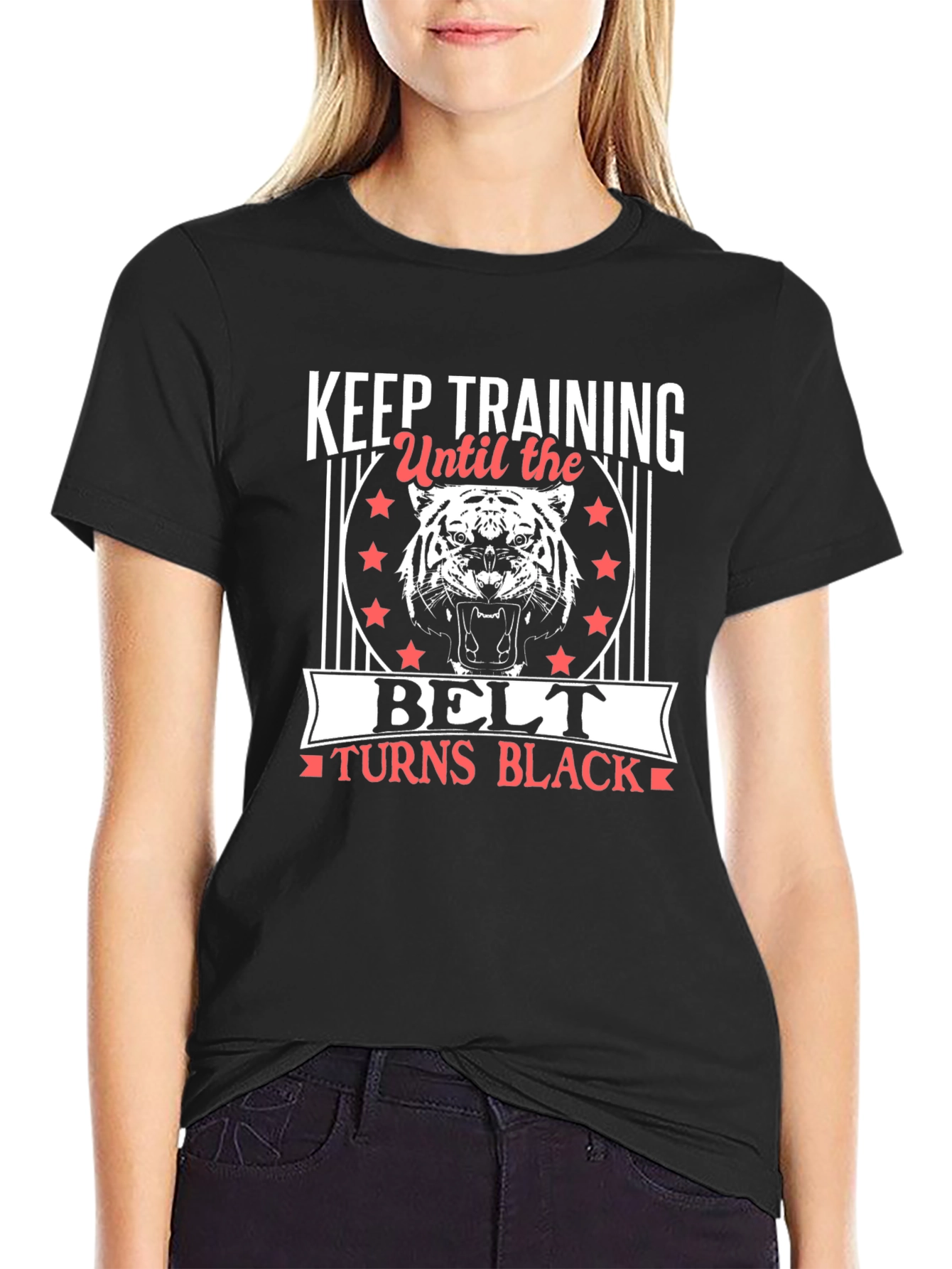 Keep Training Black Belt T-Shirt
