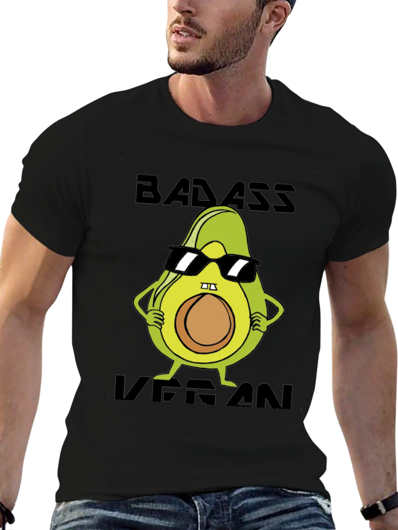 Badass Vegan Avocado T-Shirt
