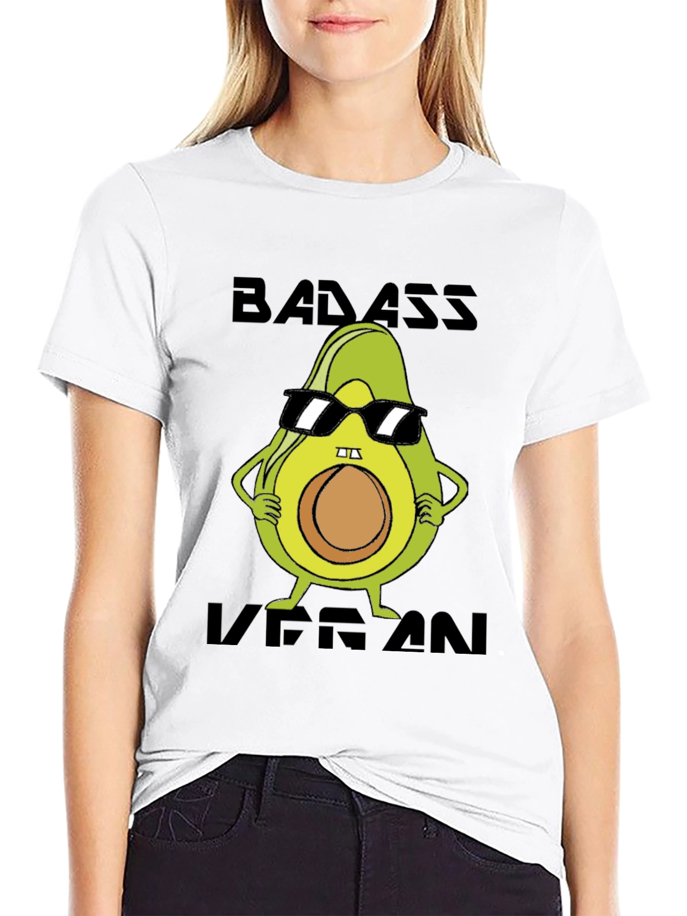Badass Vegan Avocado T-Shirt