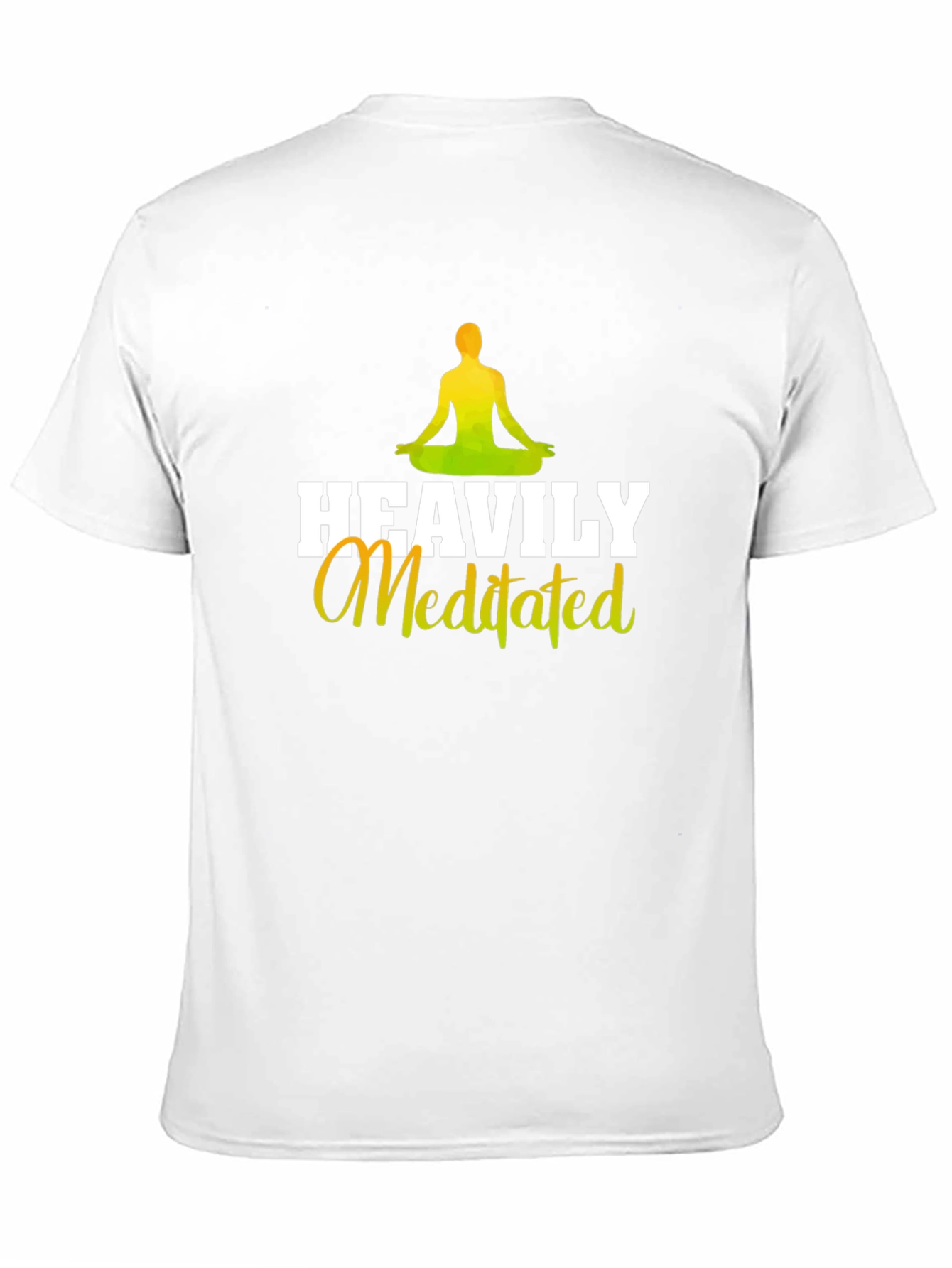 Heavily Meditated Graphic Tee - Yoga & Meditation Shirt