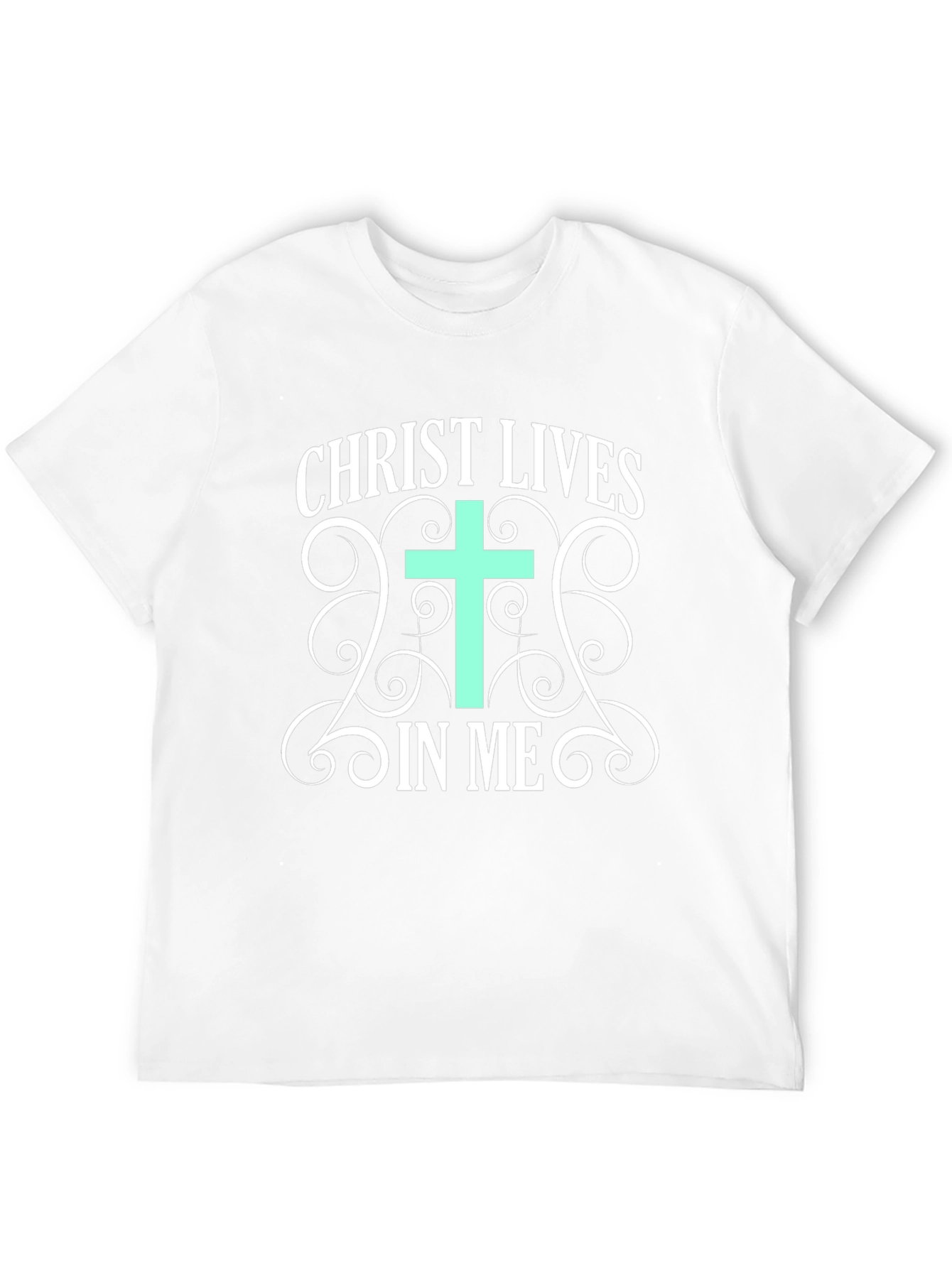 Christ Lives In Me Graphic Tee - Christian Apparel